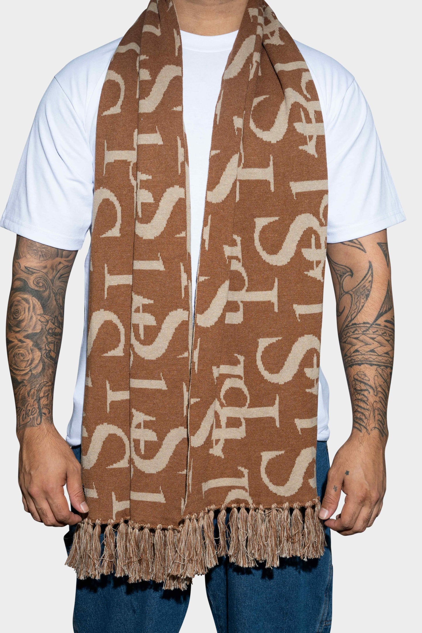 Staple Pegasus Scarf Coffee