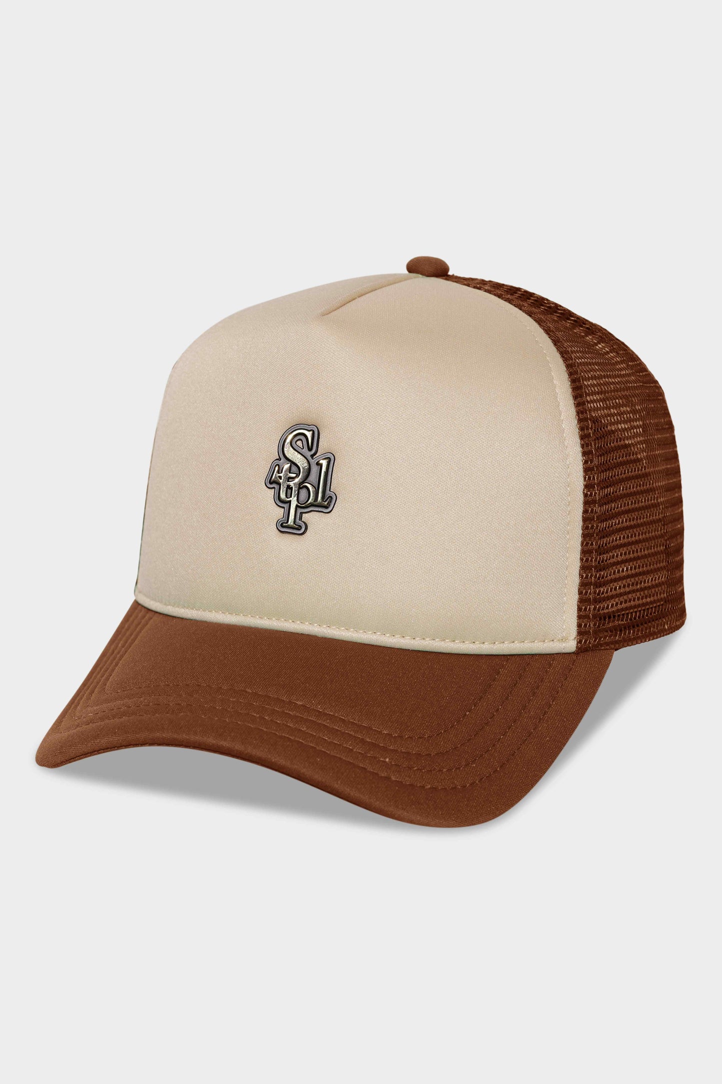 Staple Grenadier Trucker Snapback Brown