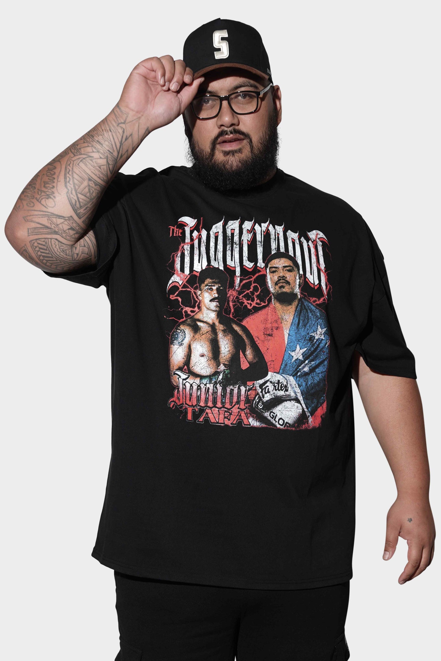 Junior Tafa Fighter Tee Black