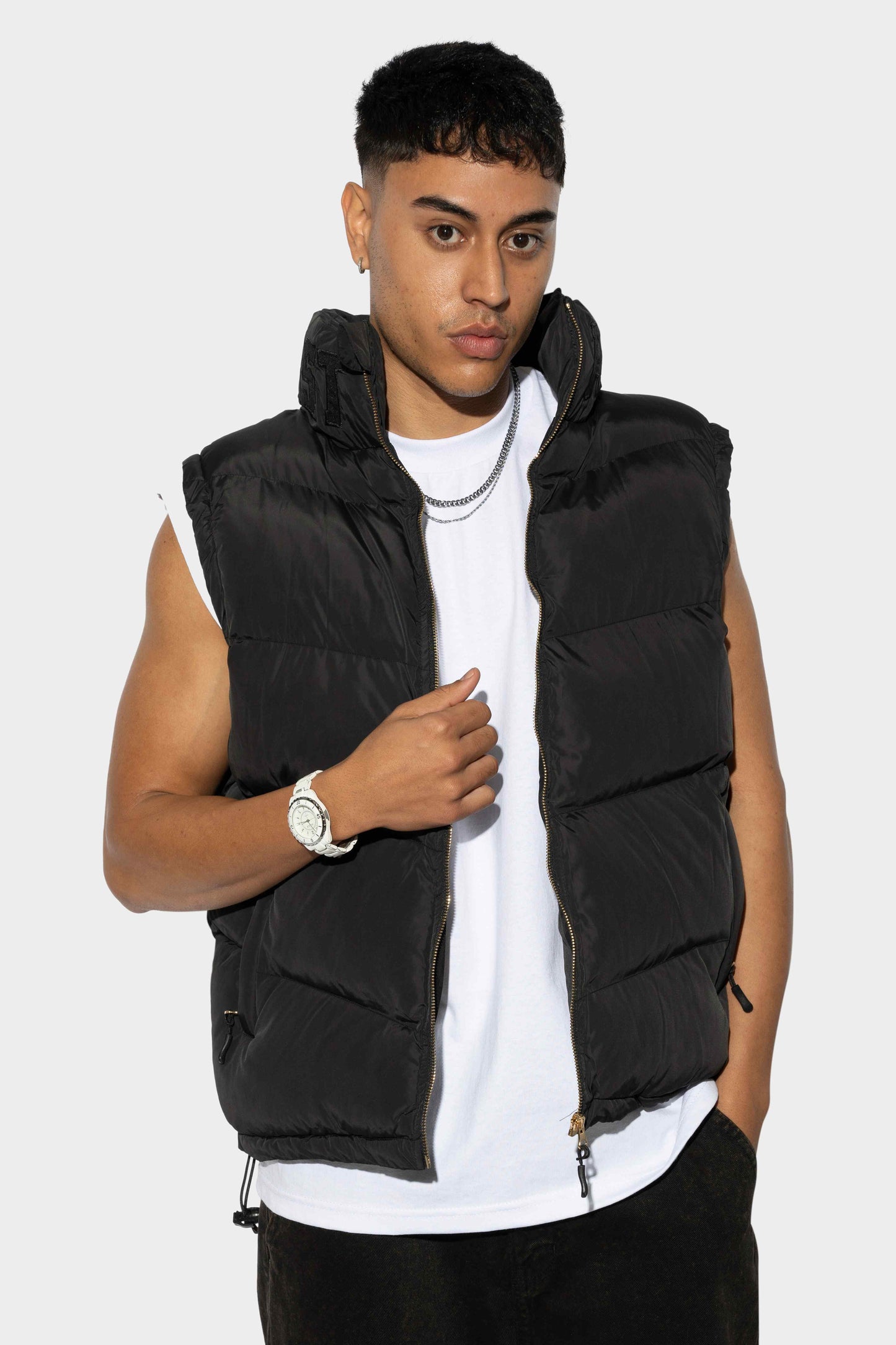 Staple Elite Puffer Vest Black