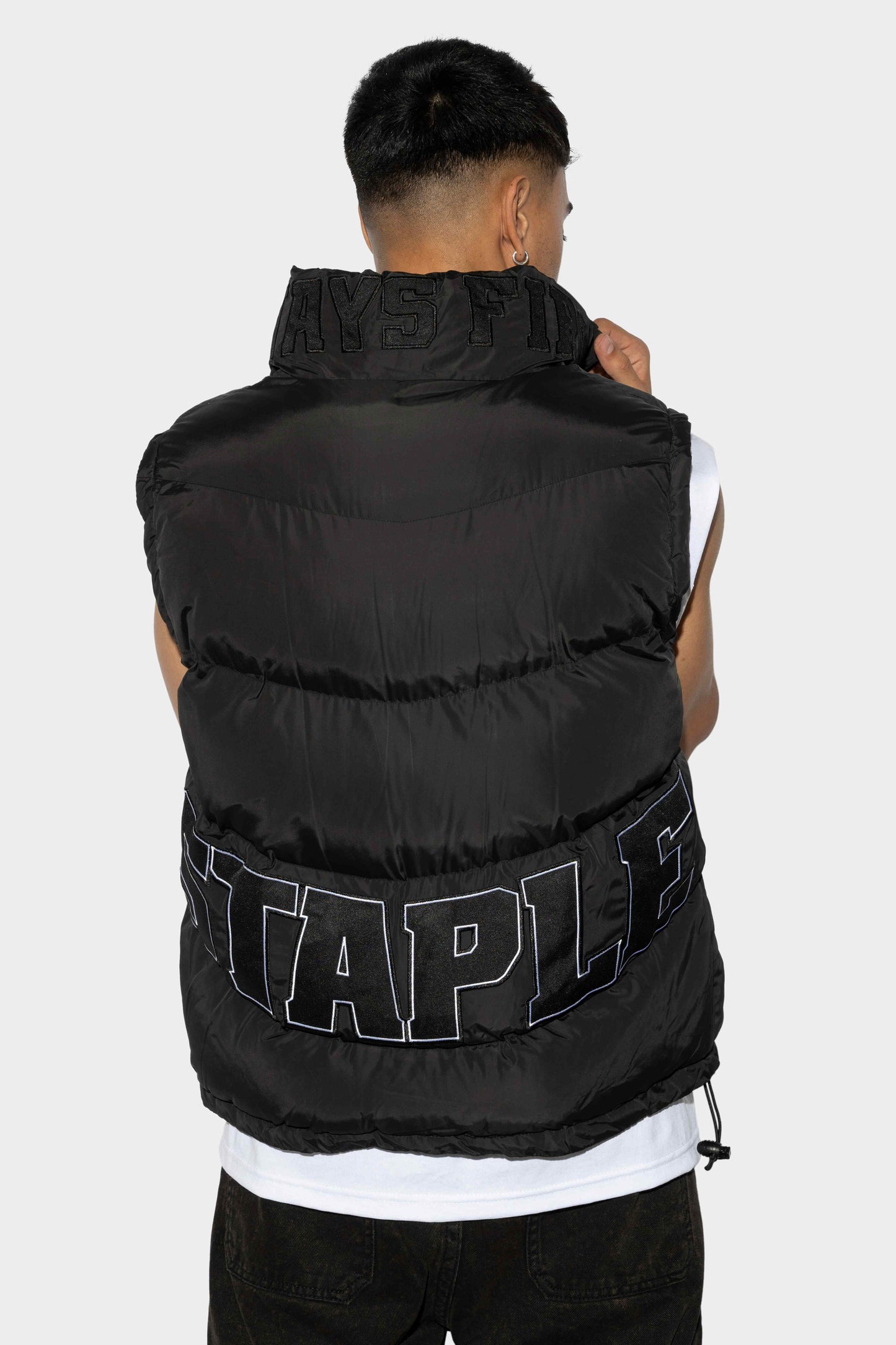 Staple Elite Puffer Vest Black