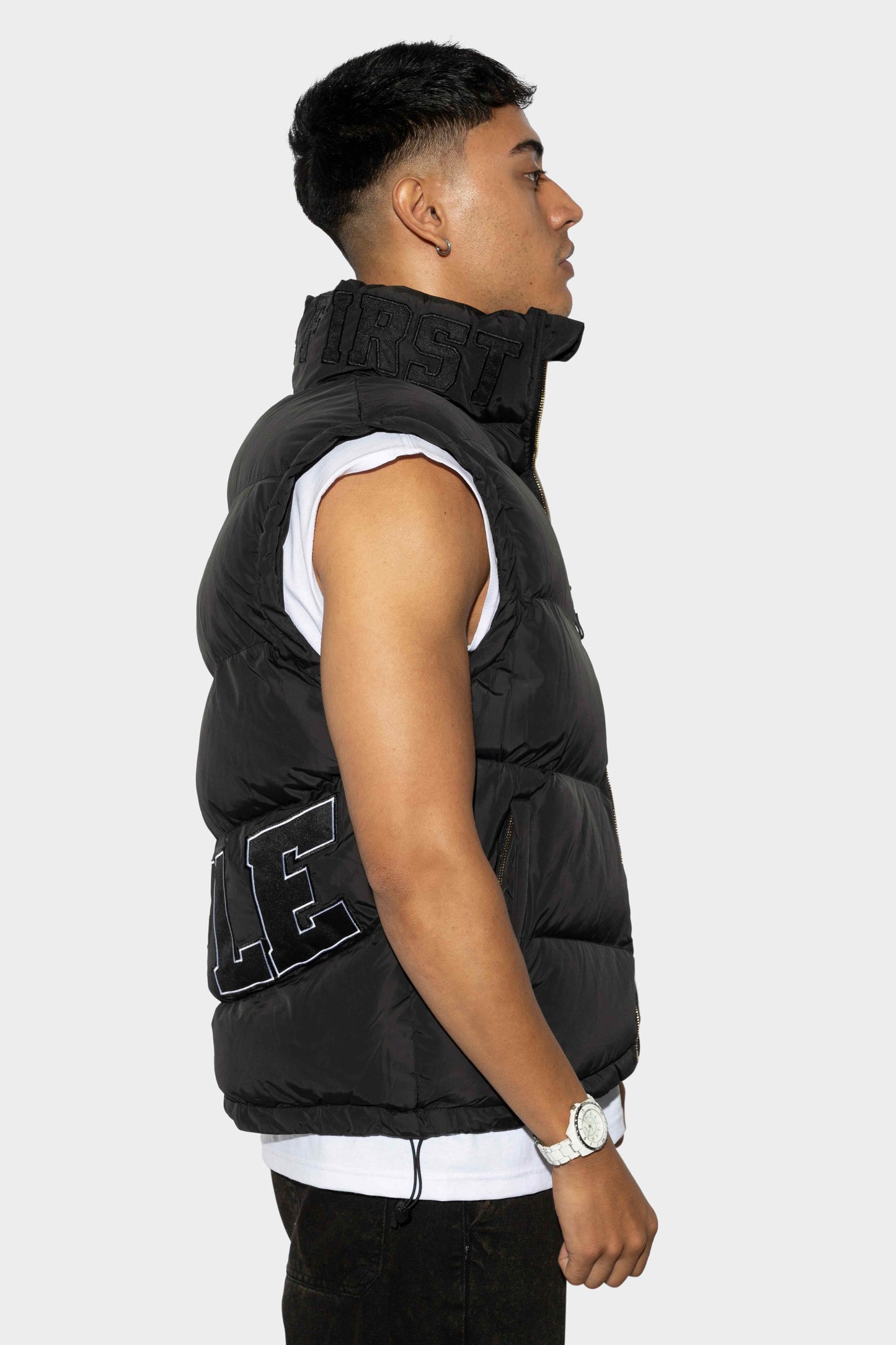 Staple Elite Puffer Vest Black