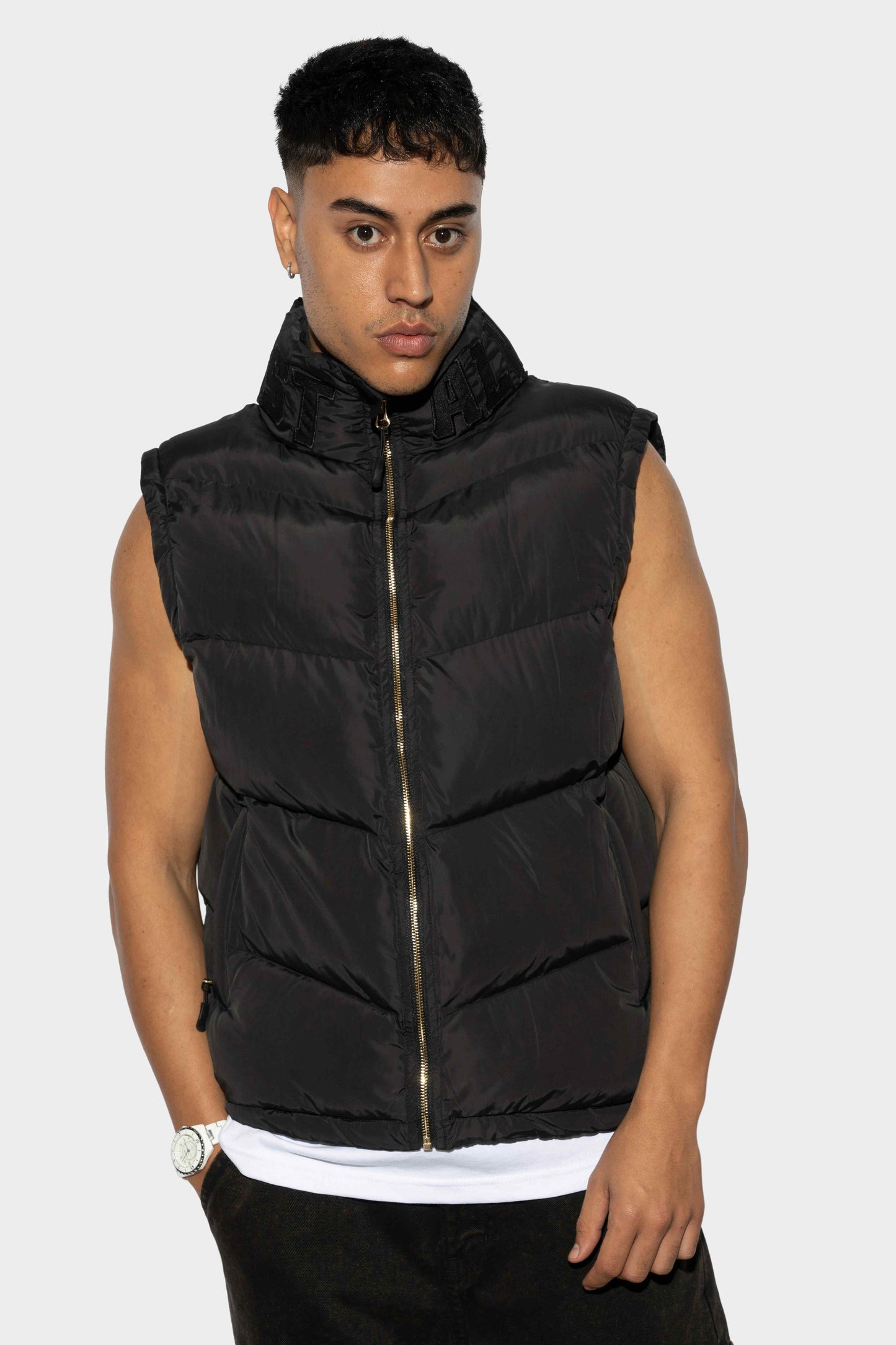 Staple Elite Puffer Vest Black