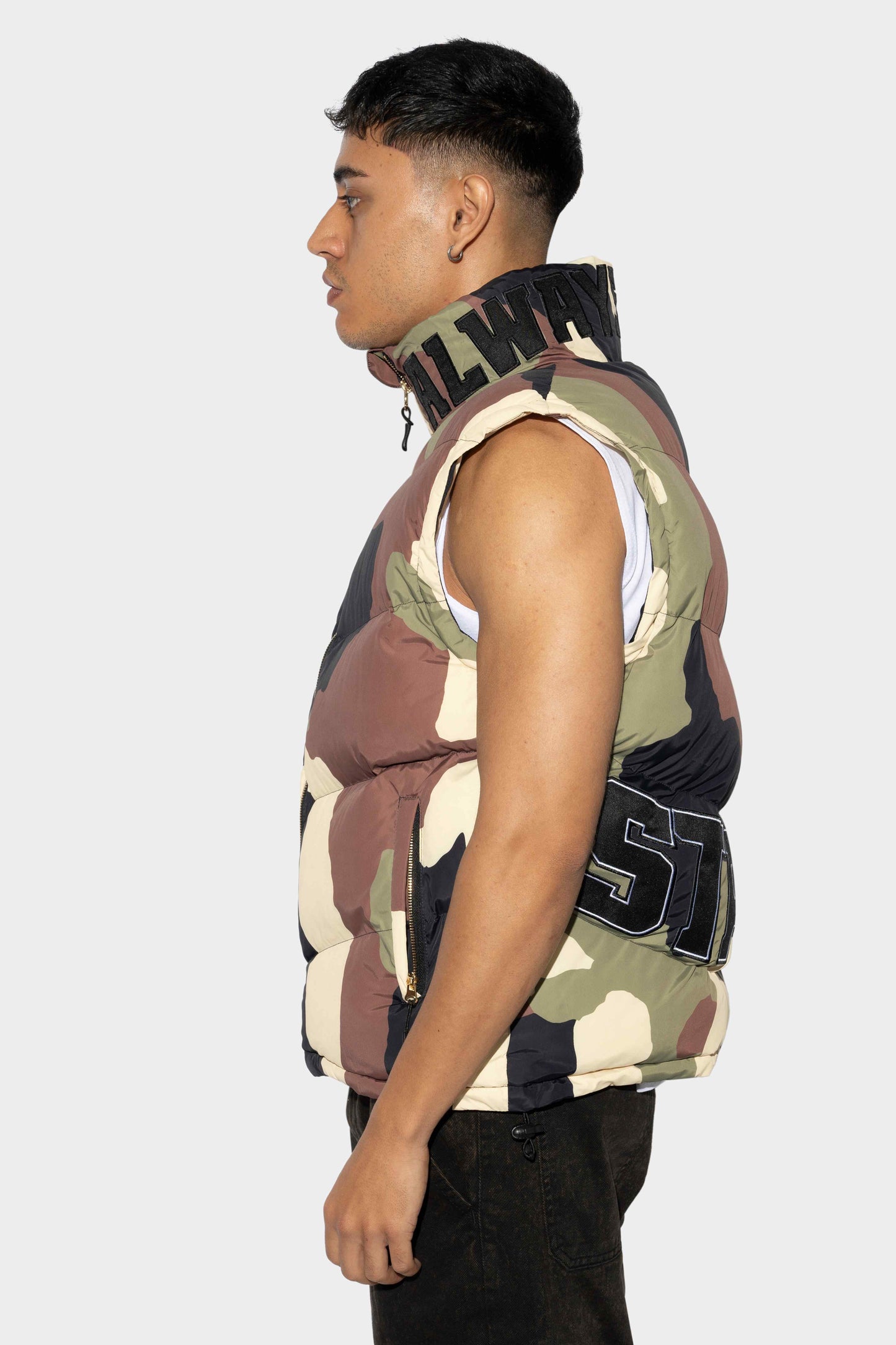 Staple Elite Puffer Vest Camo