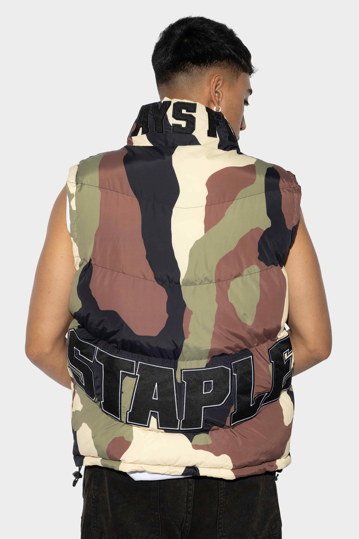 Staple Elite Puffer Vest Camo
