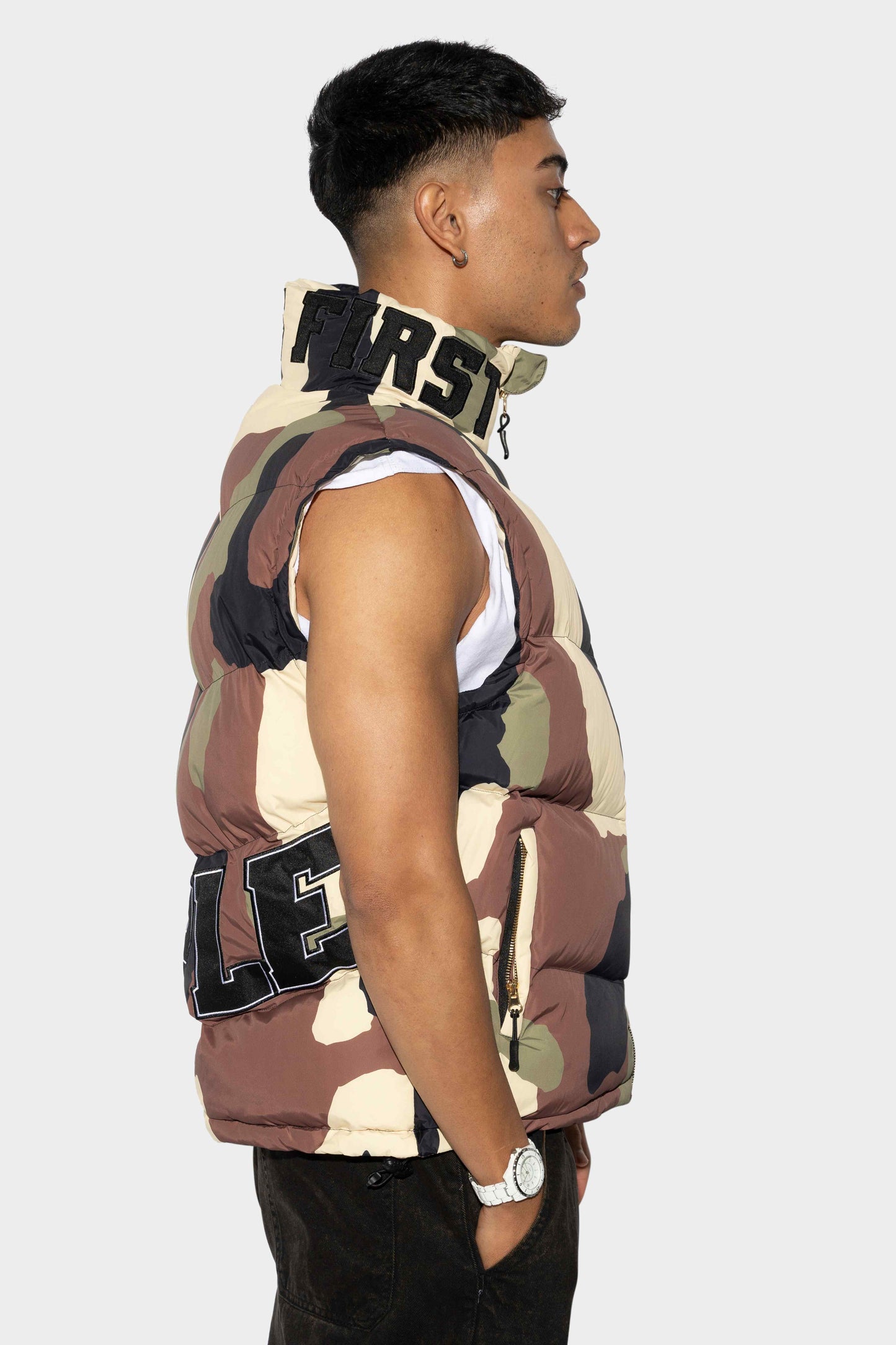 Staple Elite Puffer Vest Camo