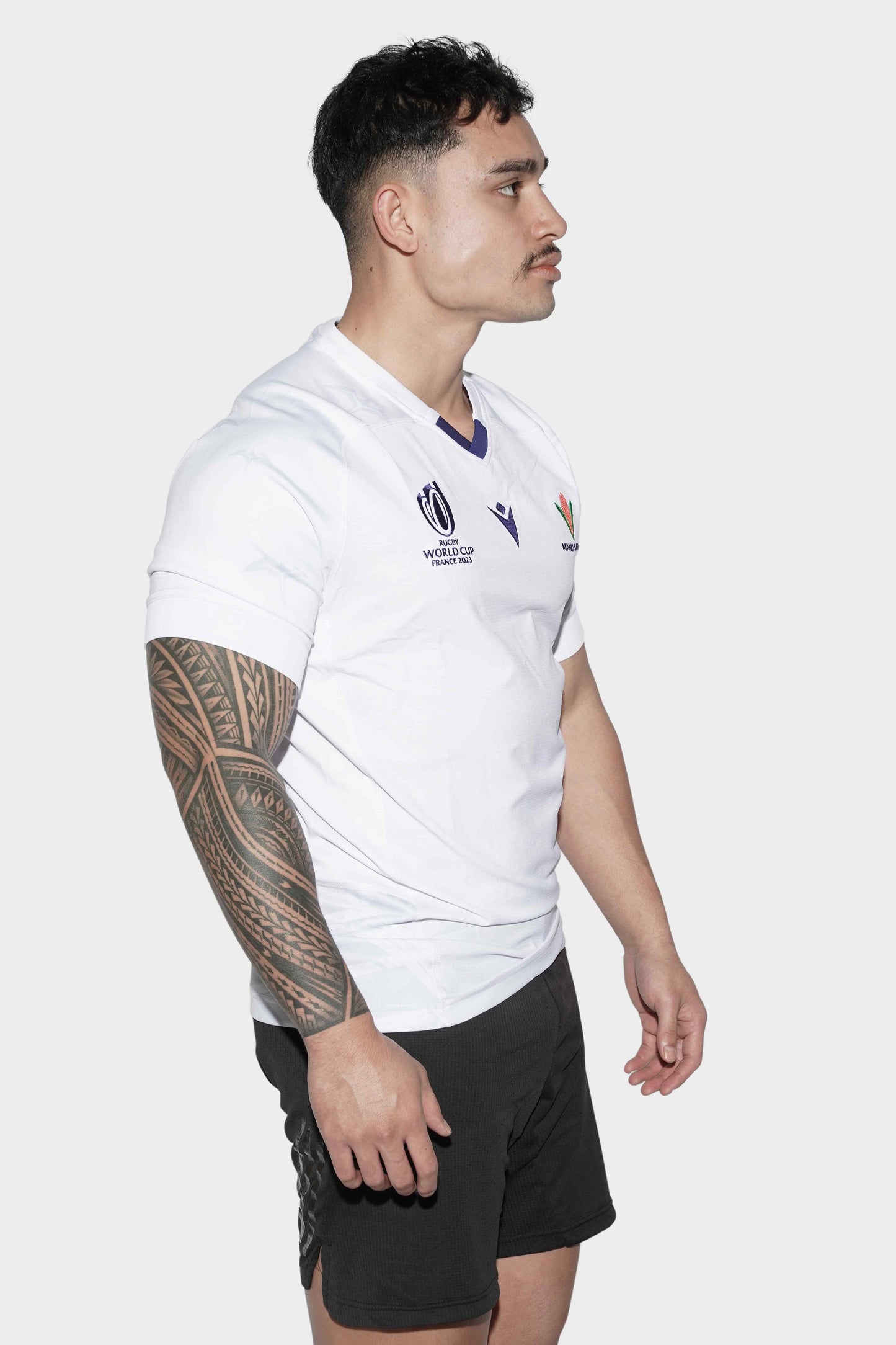 Manu Samoa RWC Replica Jersey Away White