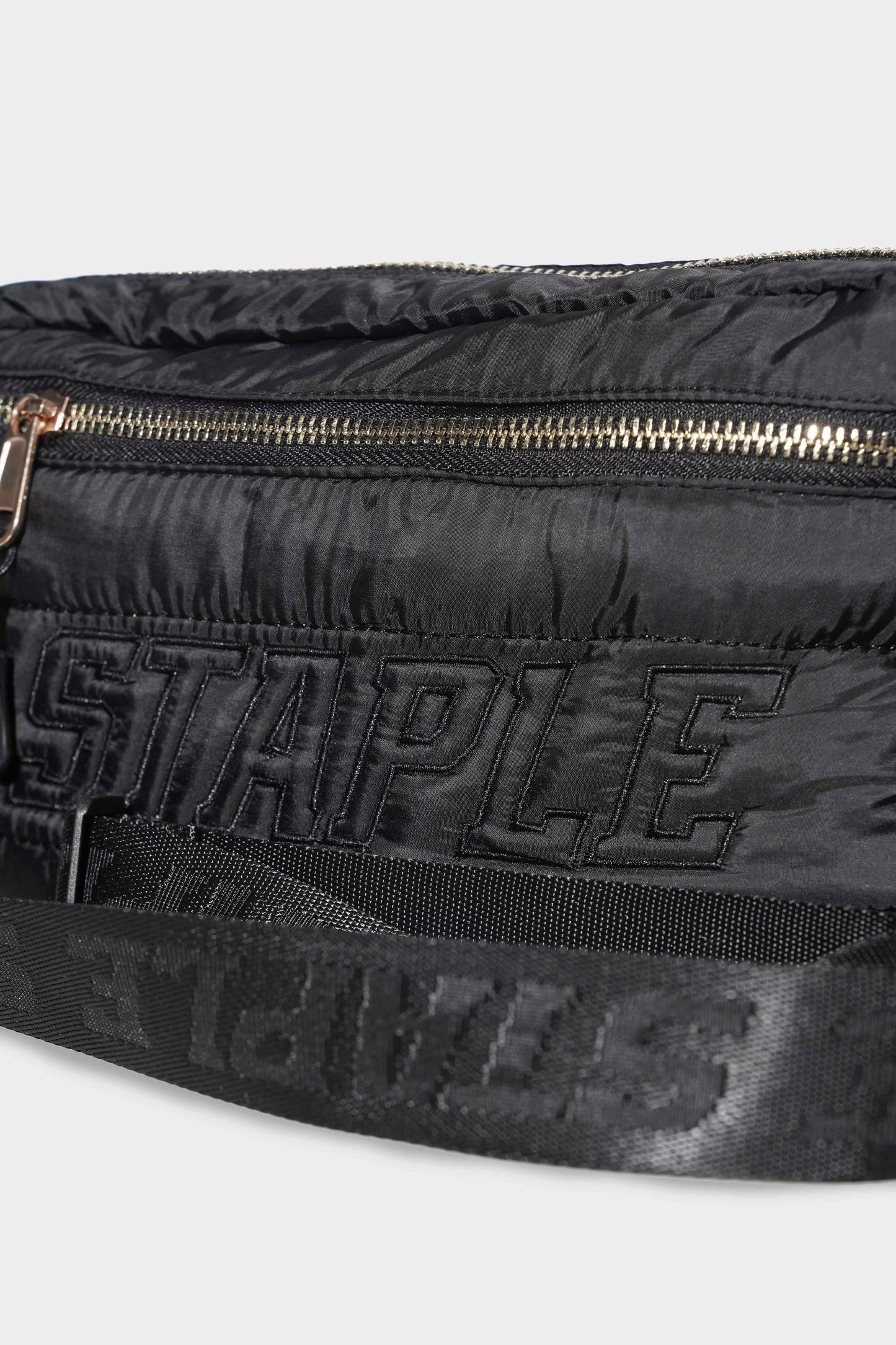 Staple Puffer Shoulder Bag Black