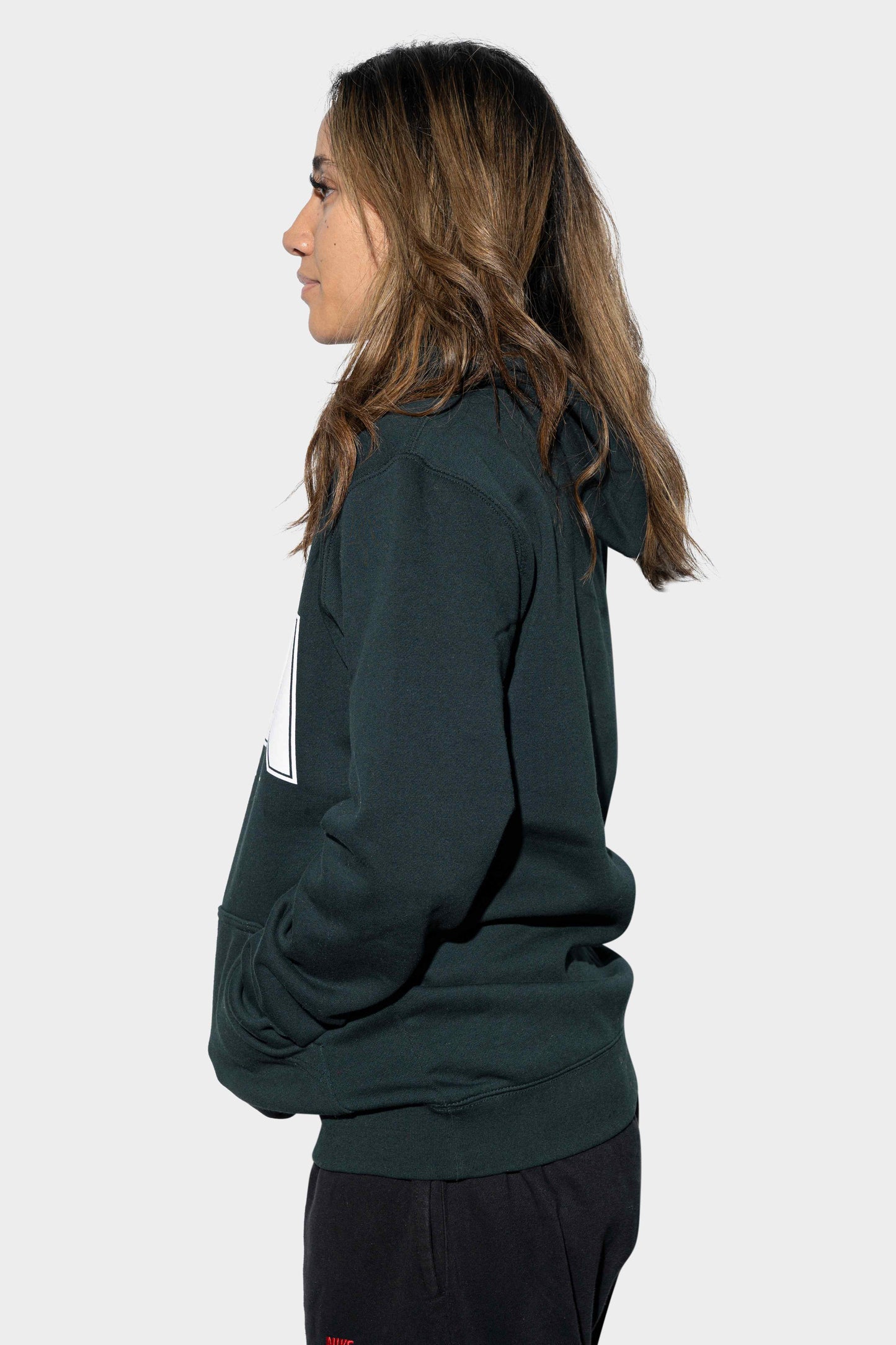 Reign Varsity Block Hoody Pine Green