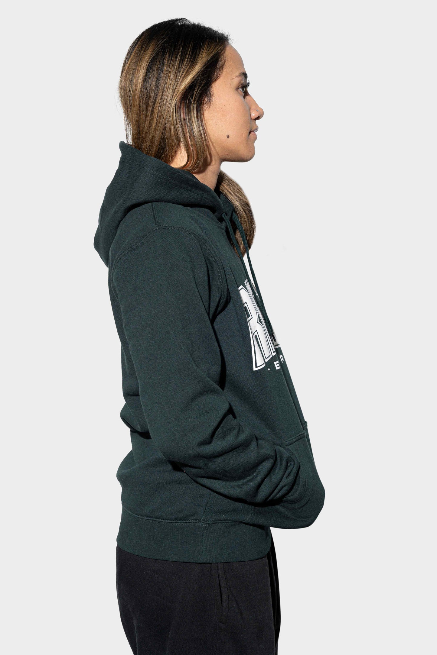 Reign Varsity Block Hoody Pine Green