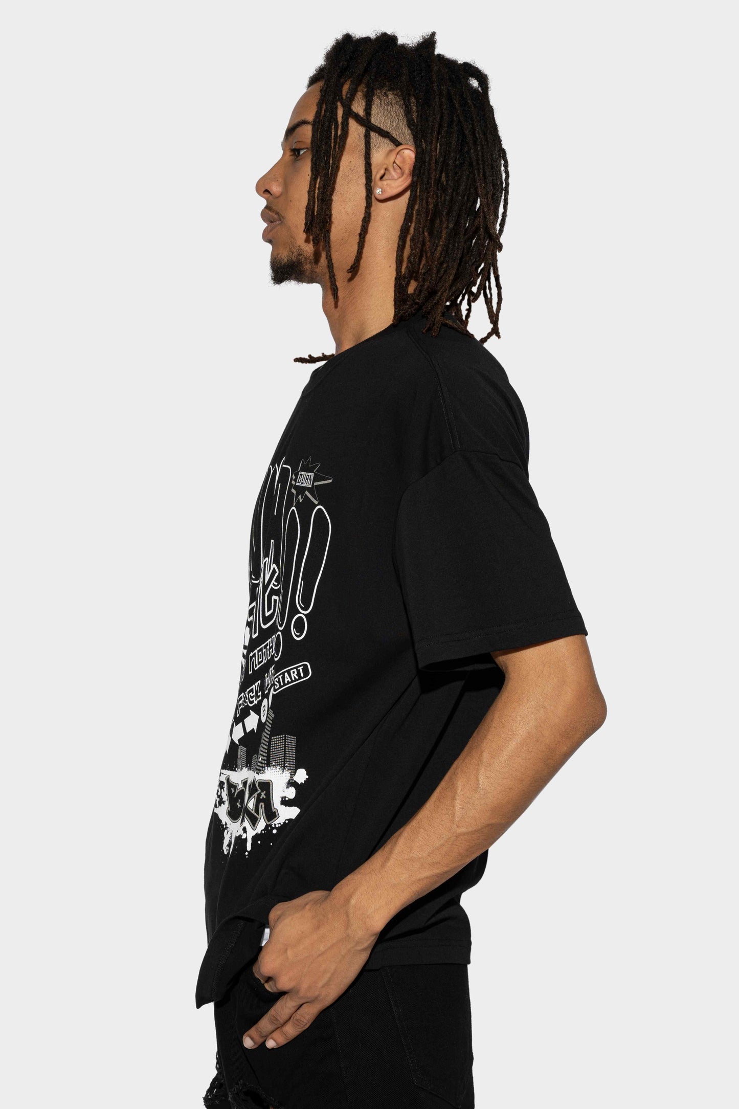 Bunka Konami Tee Black
