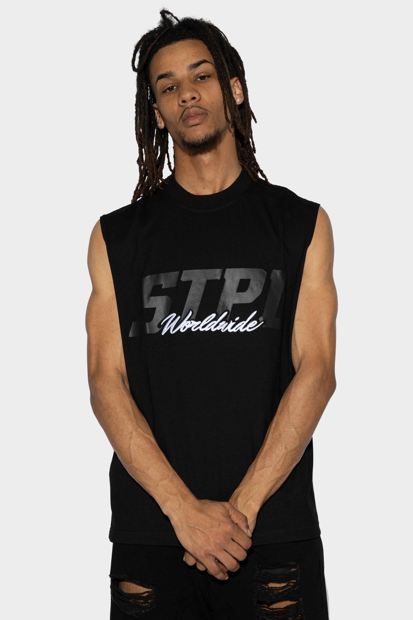 Staple Pitbull Muscle Tee Black