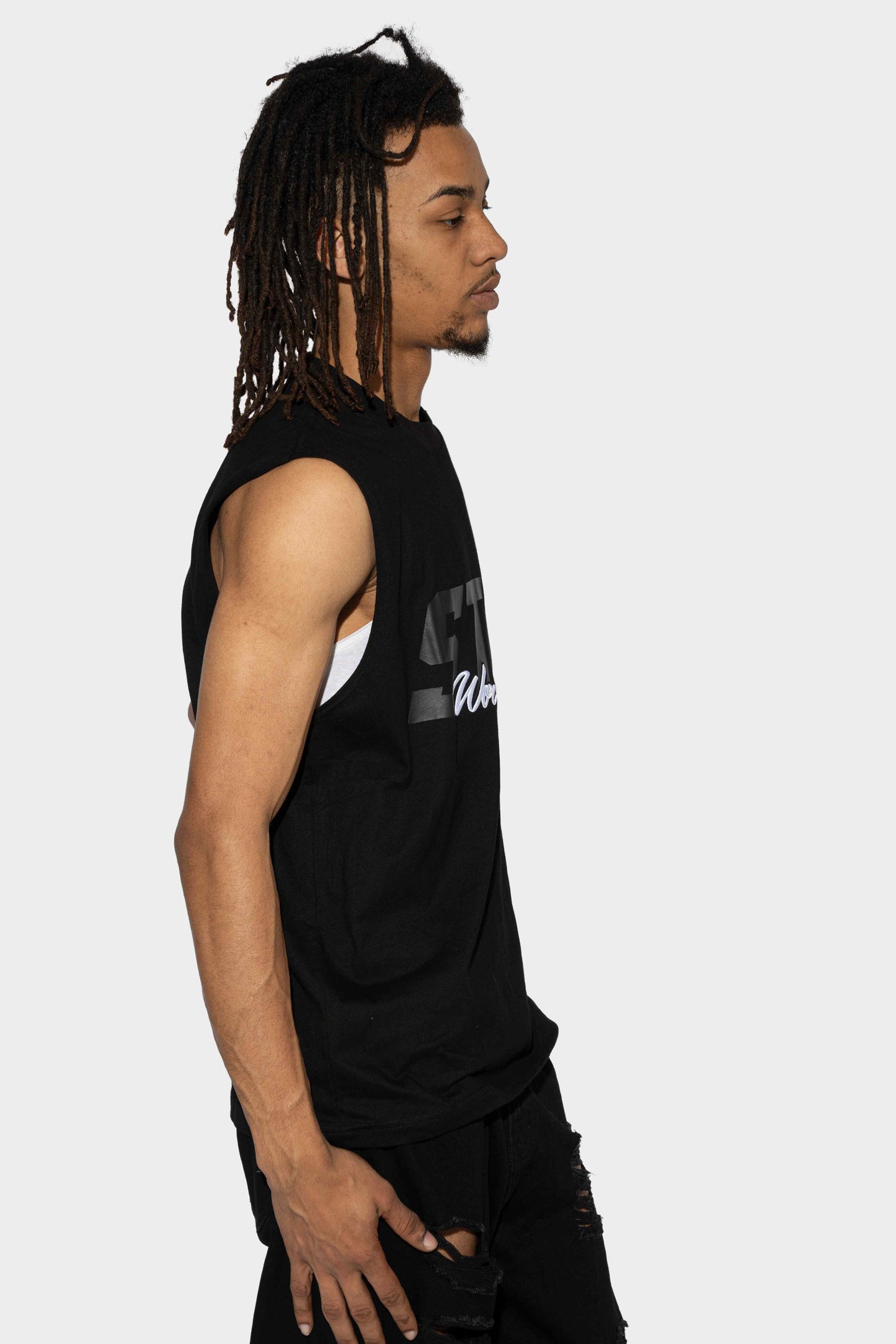 Staple Pitbull Muscle Tee Black