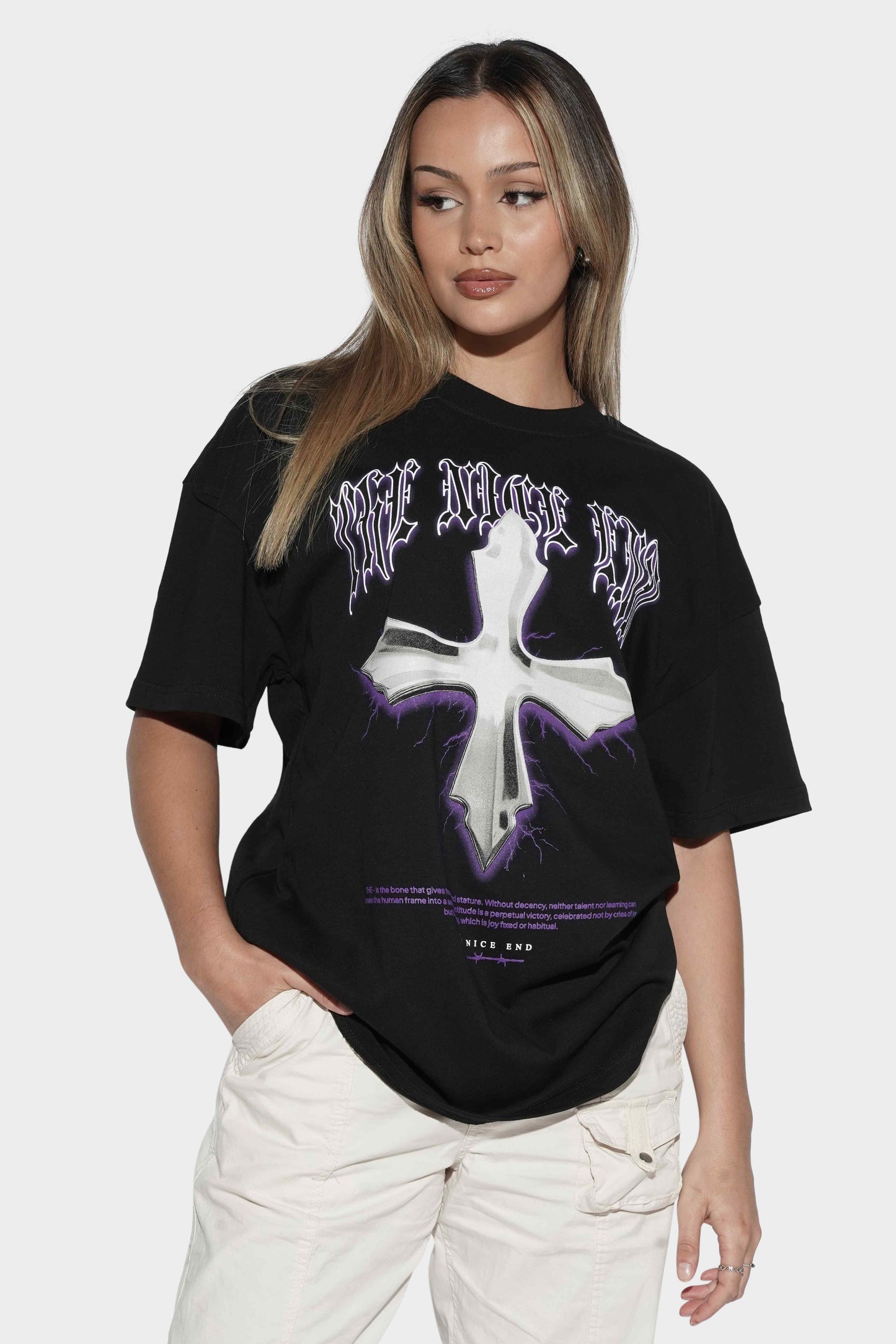 The Nice End Rectitude Tee Black