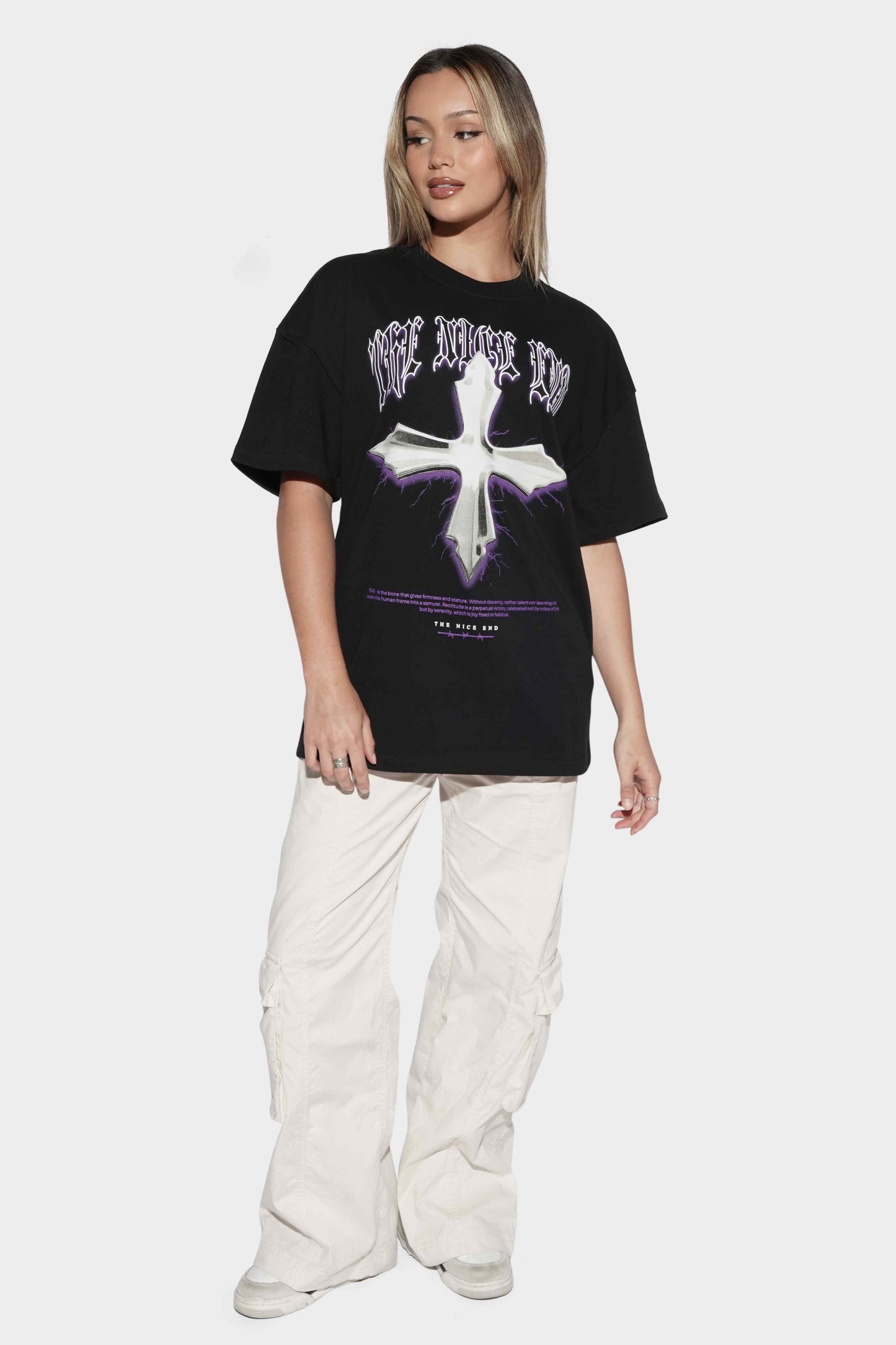 The Nice End Rectitude Tee Black