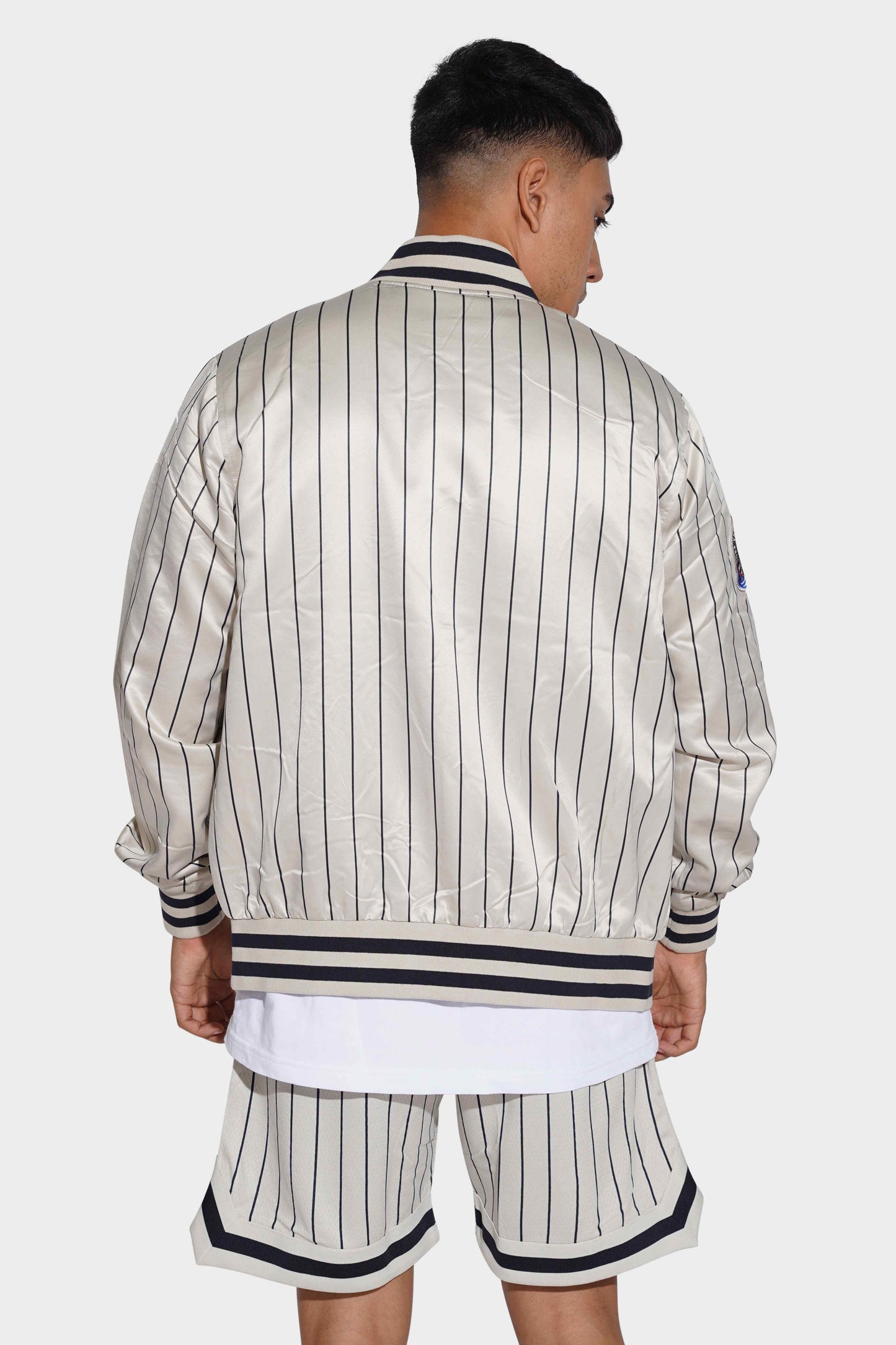 New Era NY Subway Series 2000 Jacket Light Beige