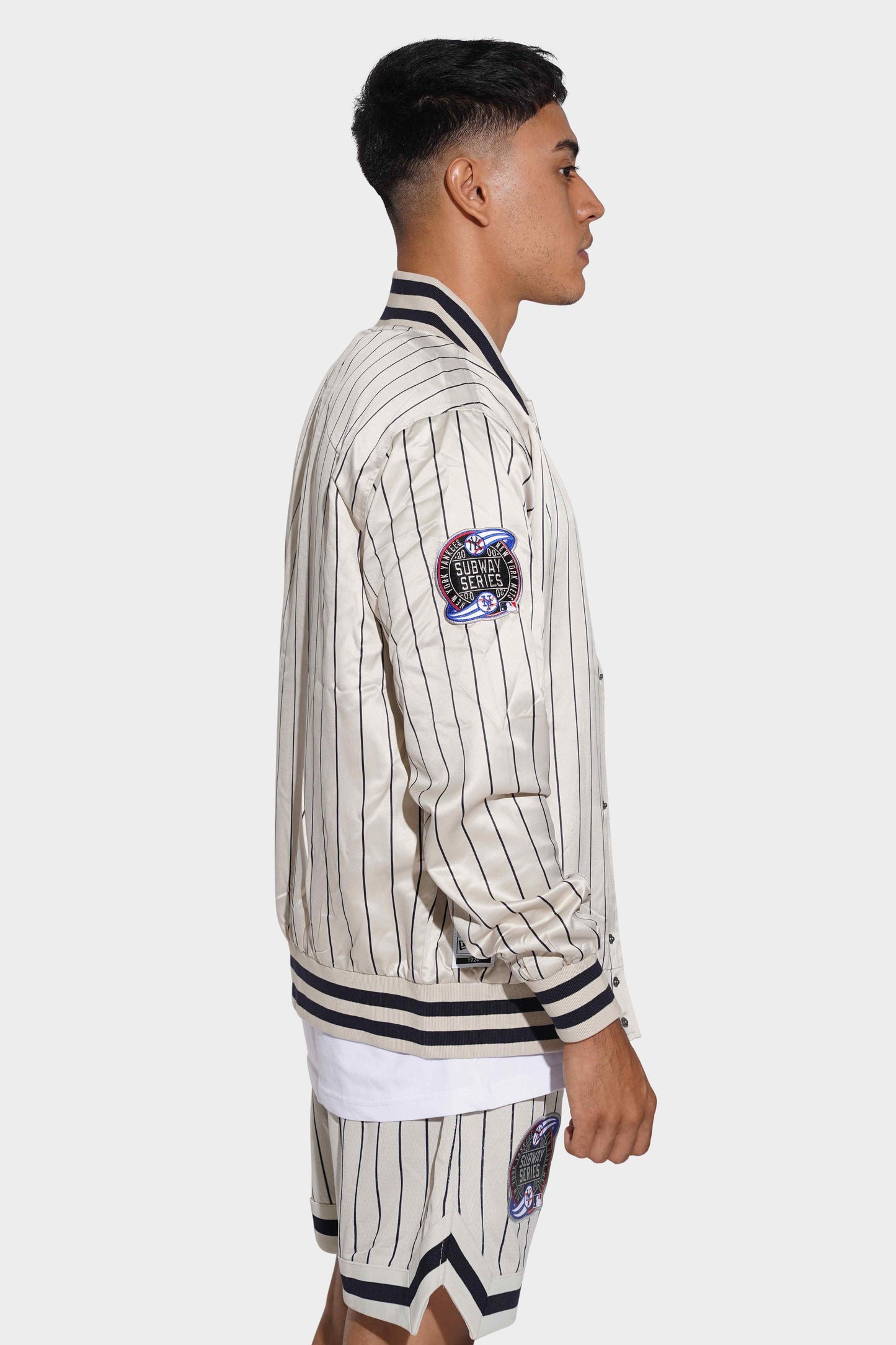 New Era NY Subway Series 2000 Jacket Light Beige