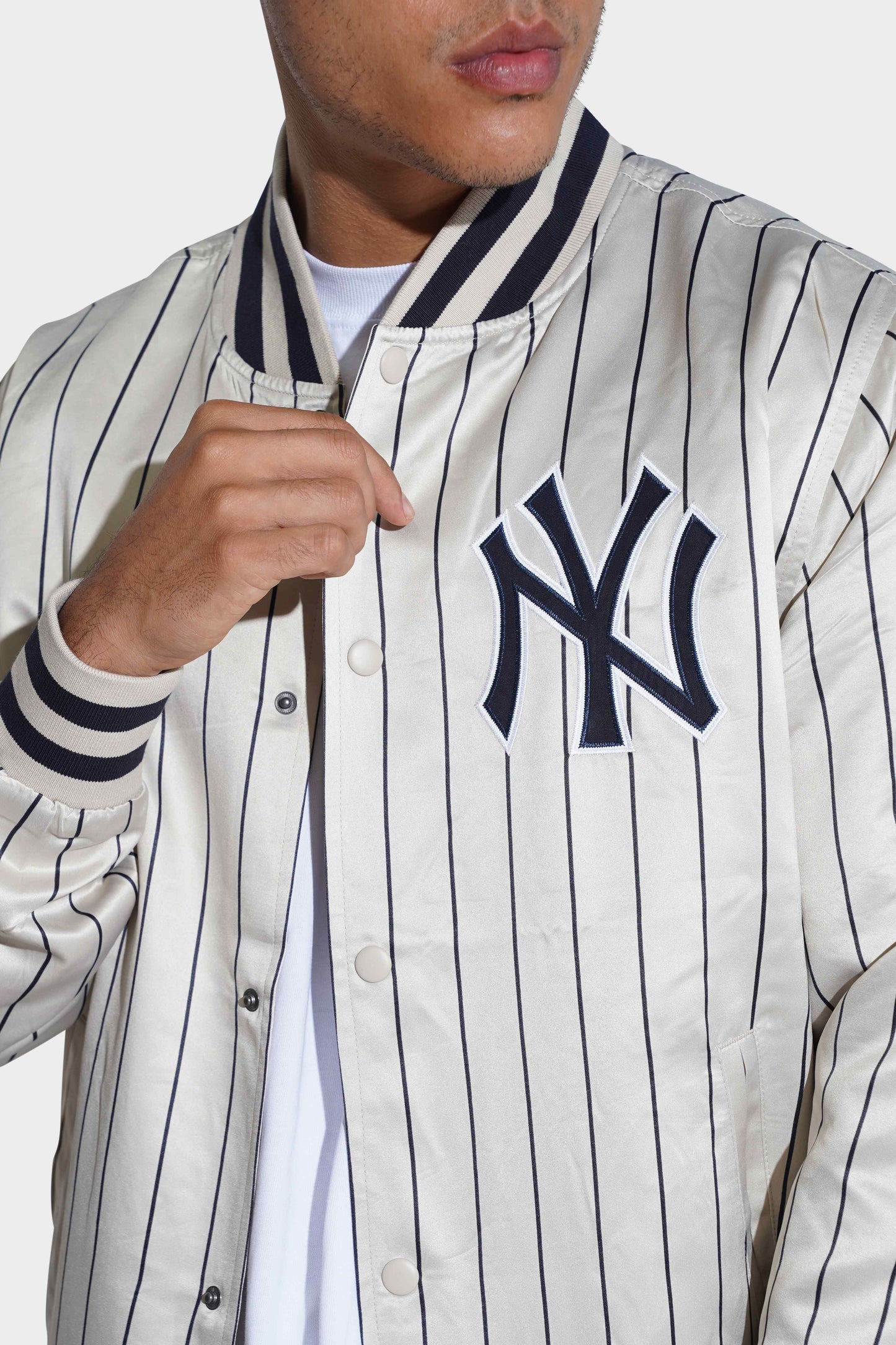 New Era NY Subway Series 2000 Jacket Light Beige