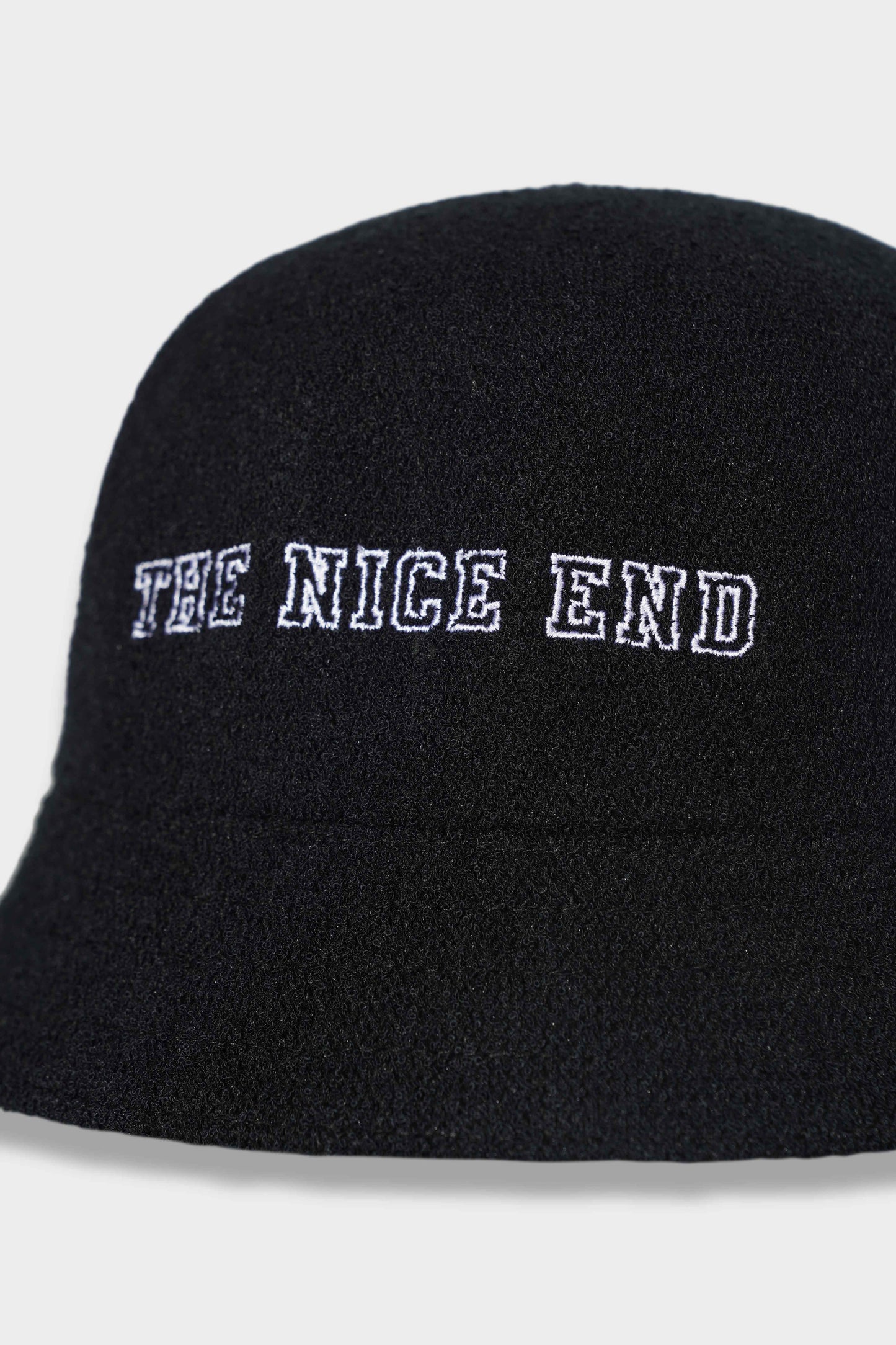 The Nice End Institution Bucket Hat Black