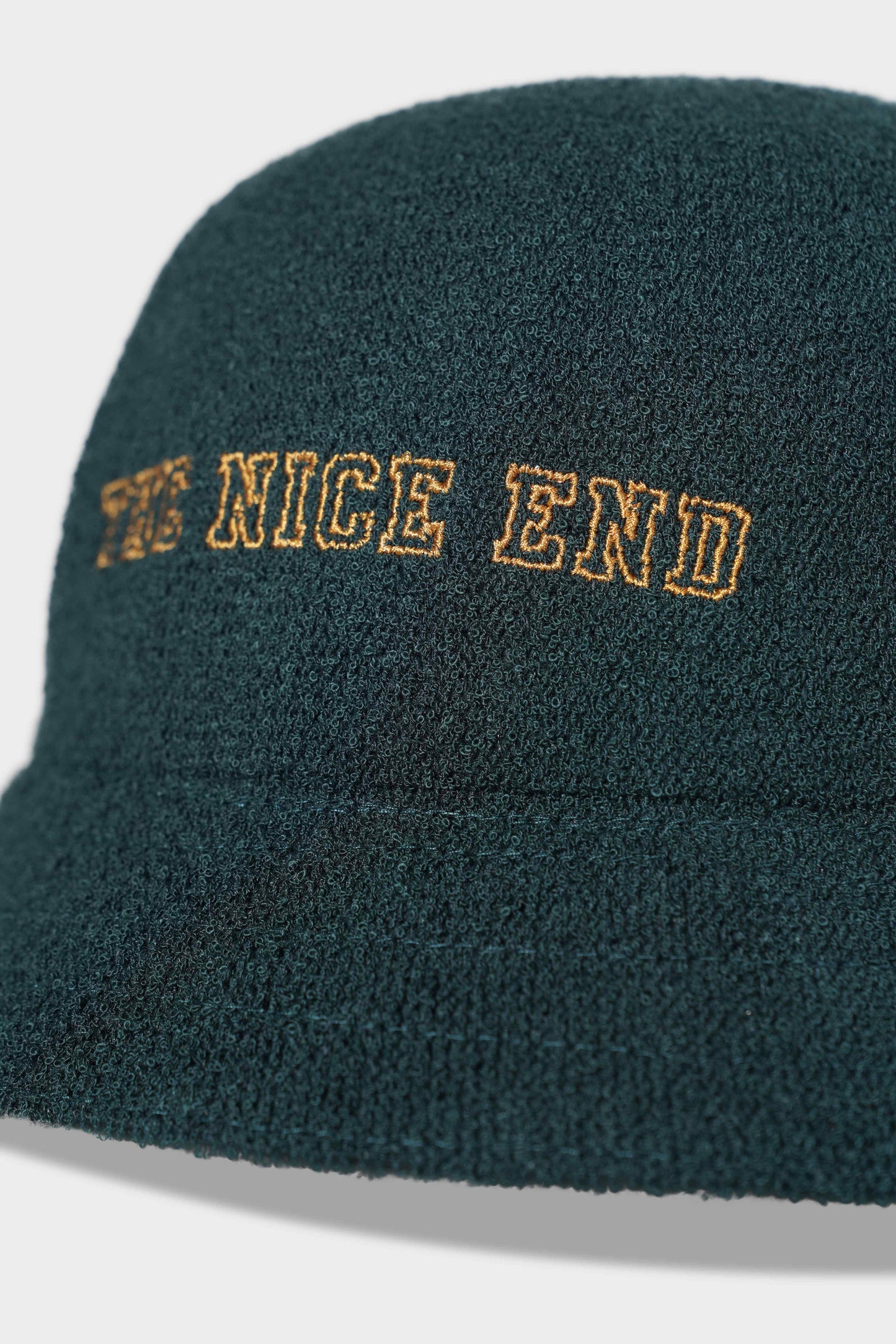 The Nice End Institution Bucket Hat Dark Teal