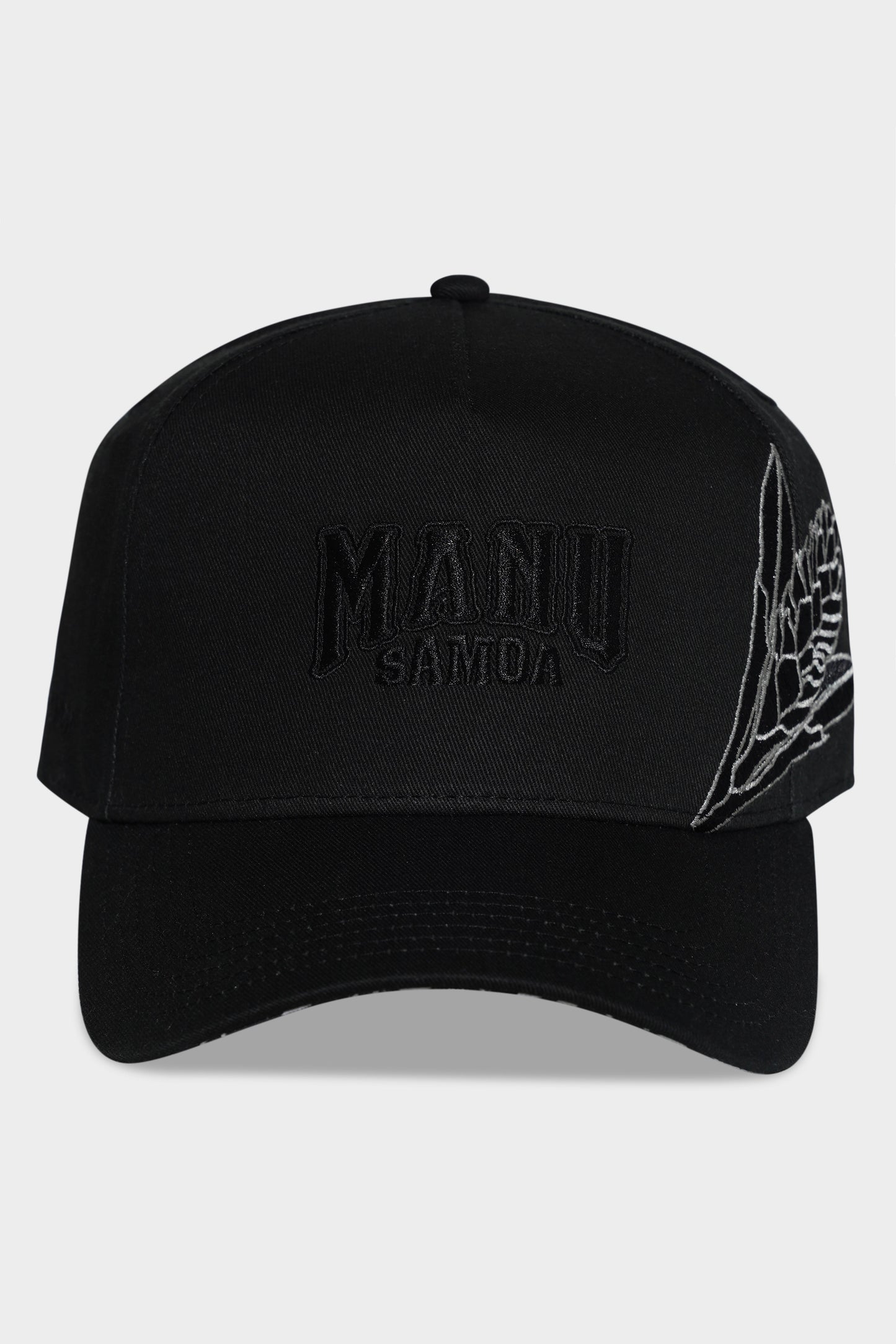 Manu Samoa Lifestyle A Frame Snapback Black
