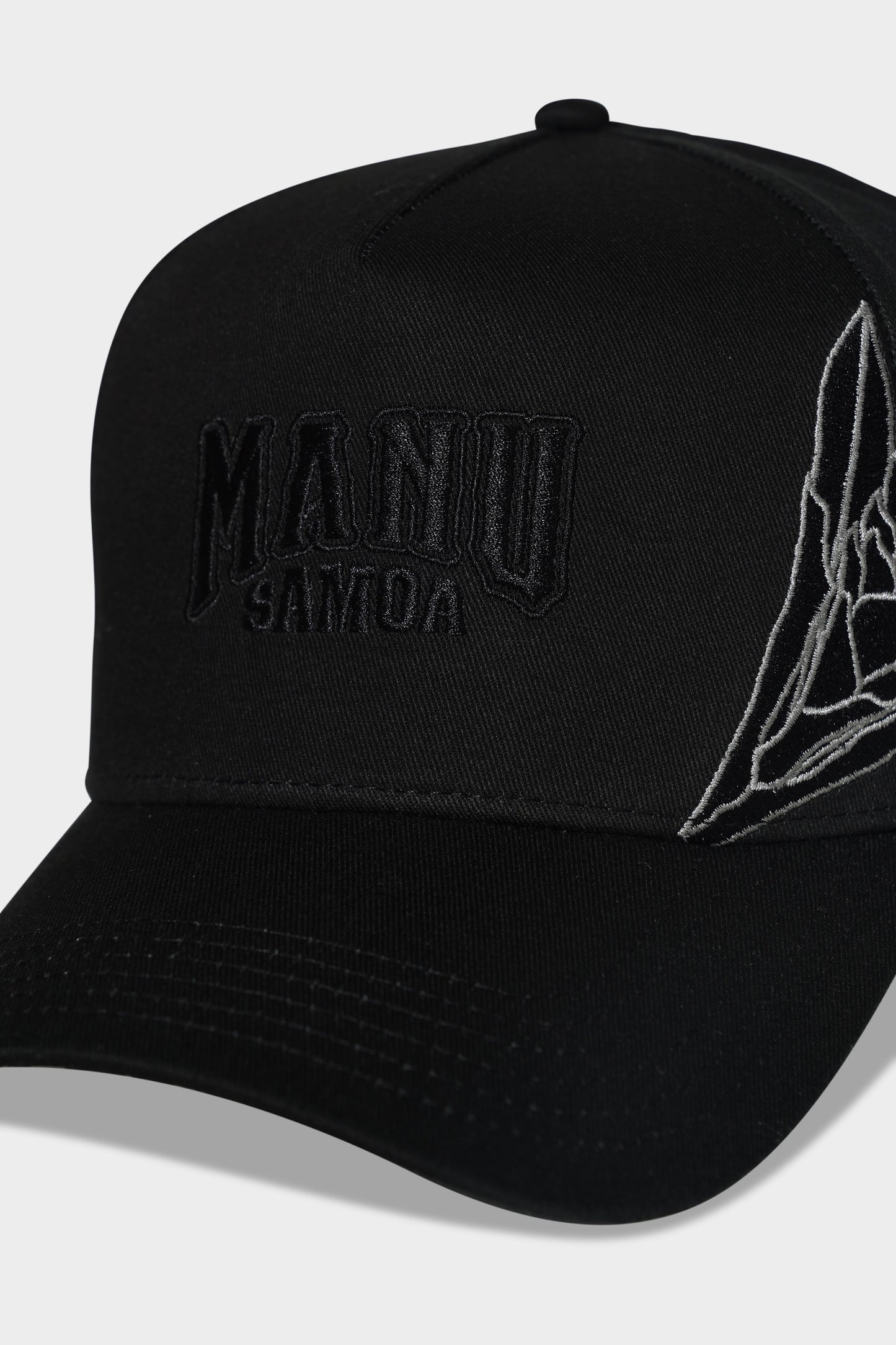 Manu Samoa Lifestyle A Frame Snapback Black