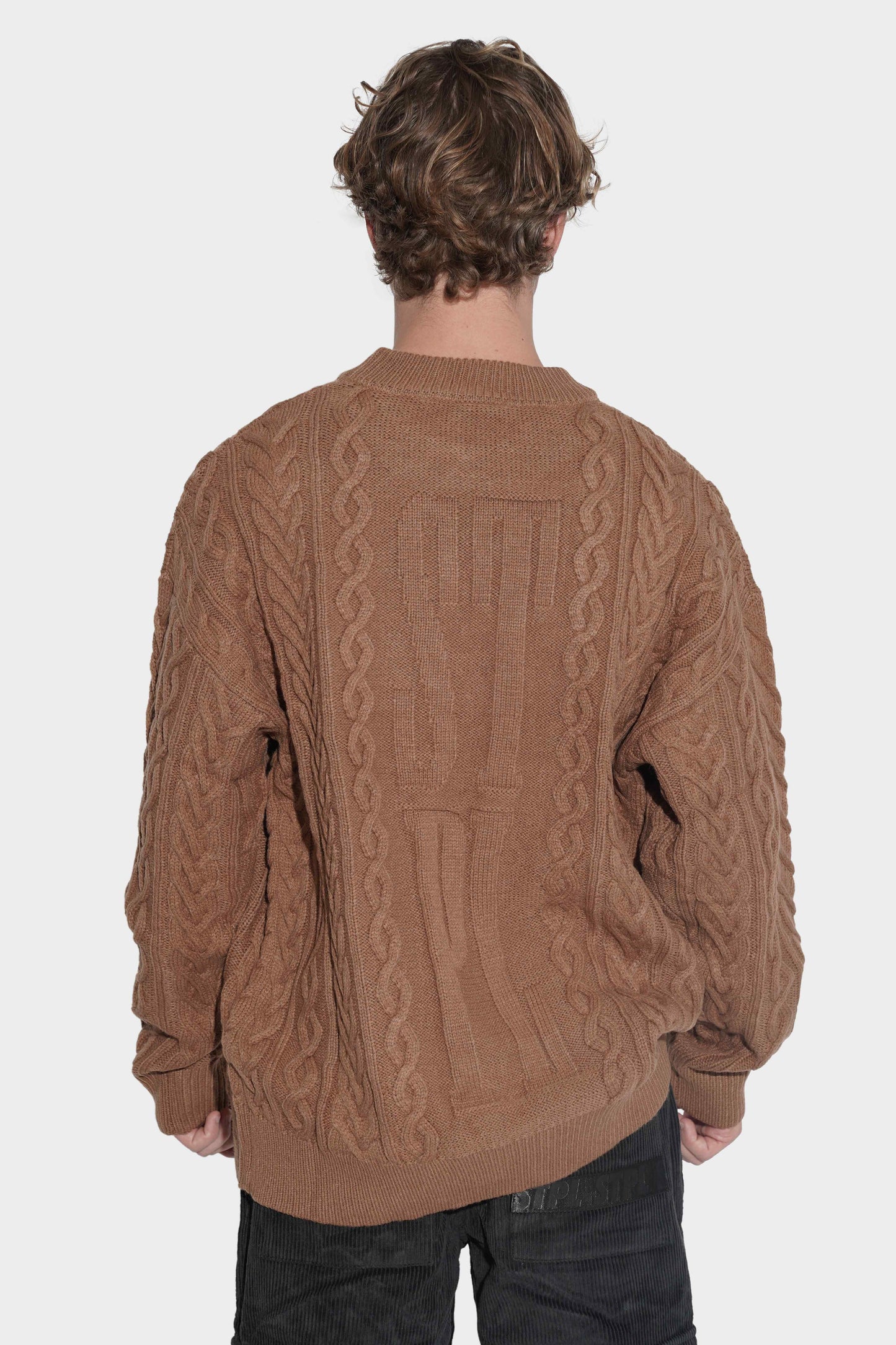 Staple Aristocrat Knitted Sweater lced Coffee