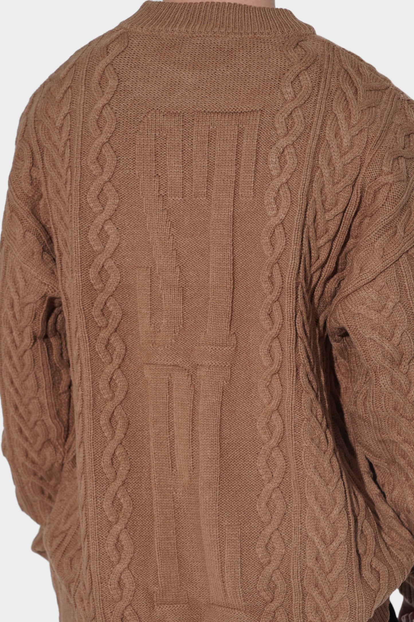 Staple Aristocrat Knitted Sweater lced Coffee