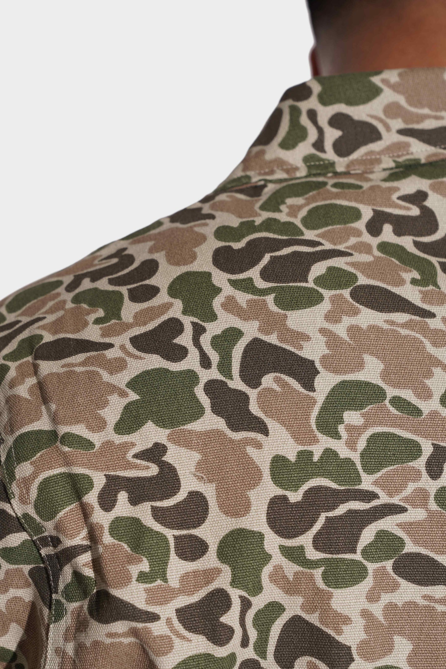 New Era NY Cotton Canvas Coach Jacket Camo