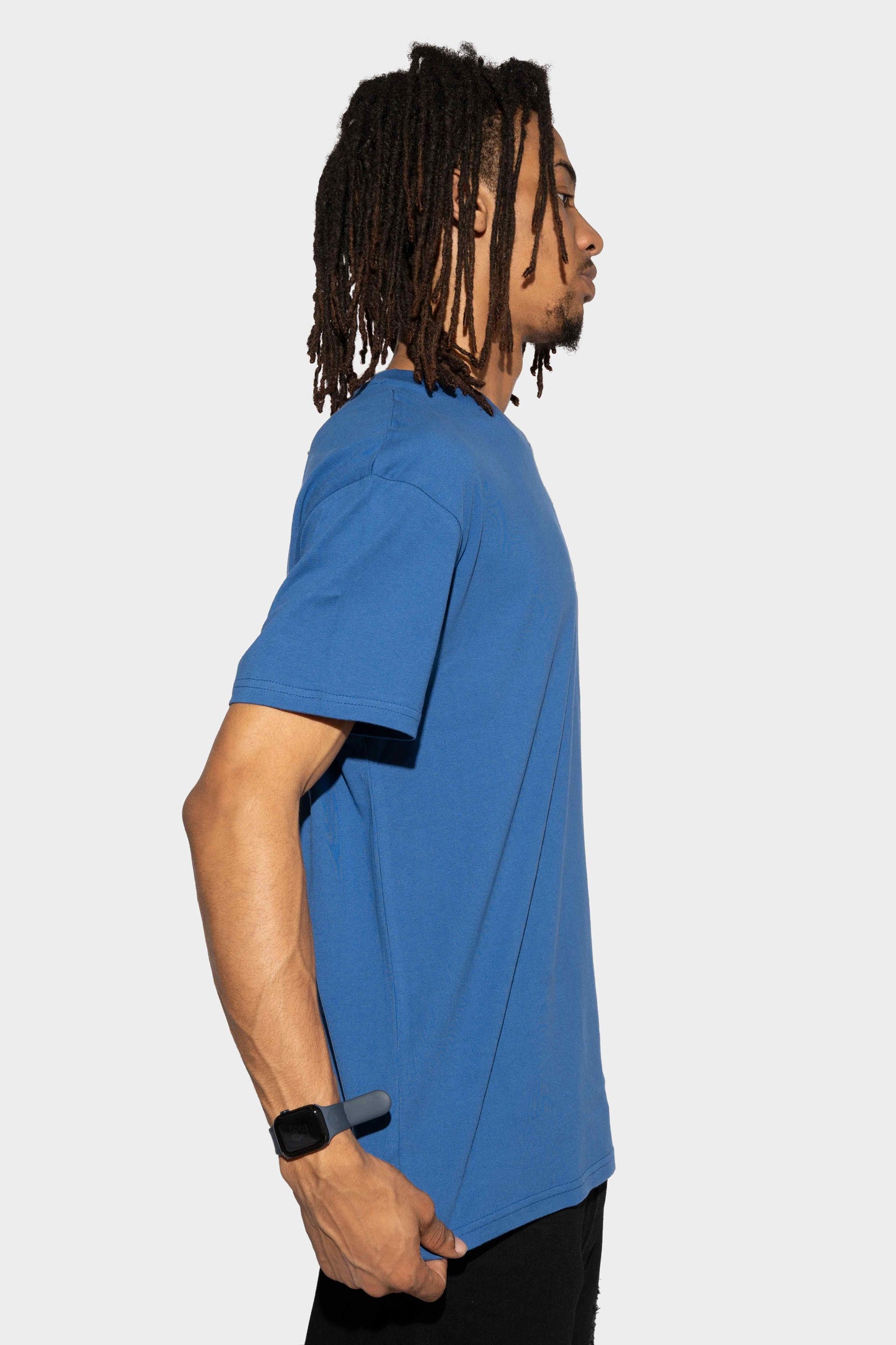 WNDRR Redux Box Fit Tee Cobalt Blue