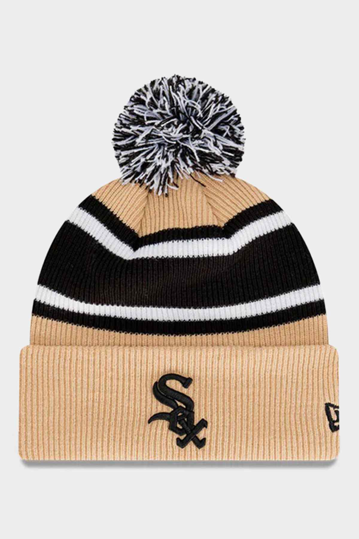 New Era White Sox 2-Tone Camel Knit Medium