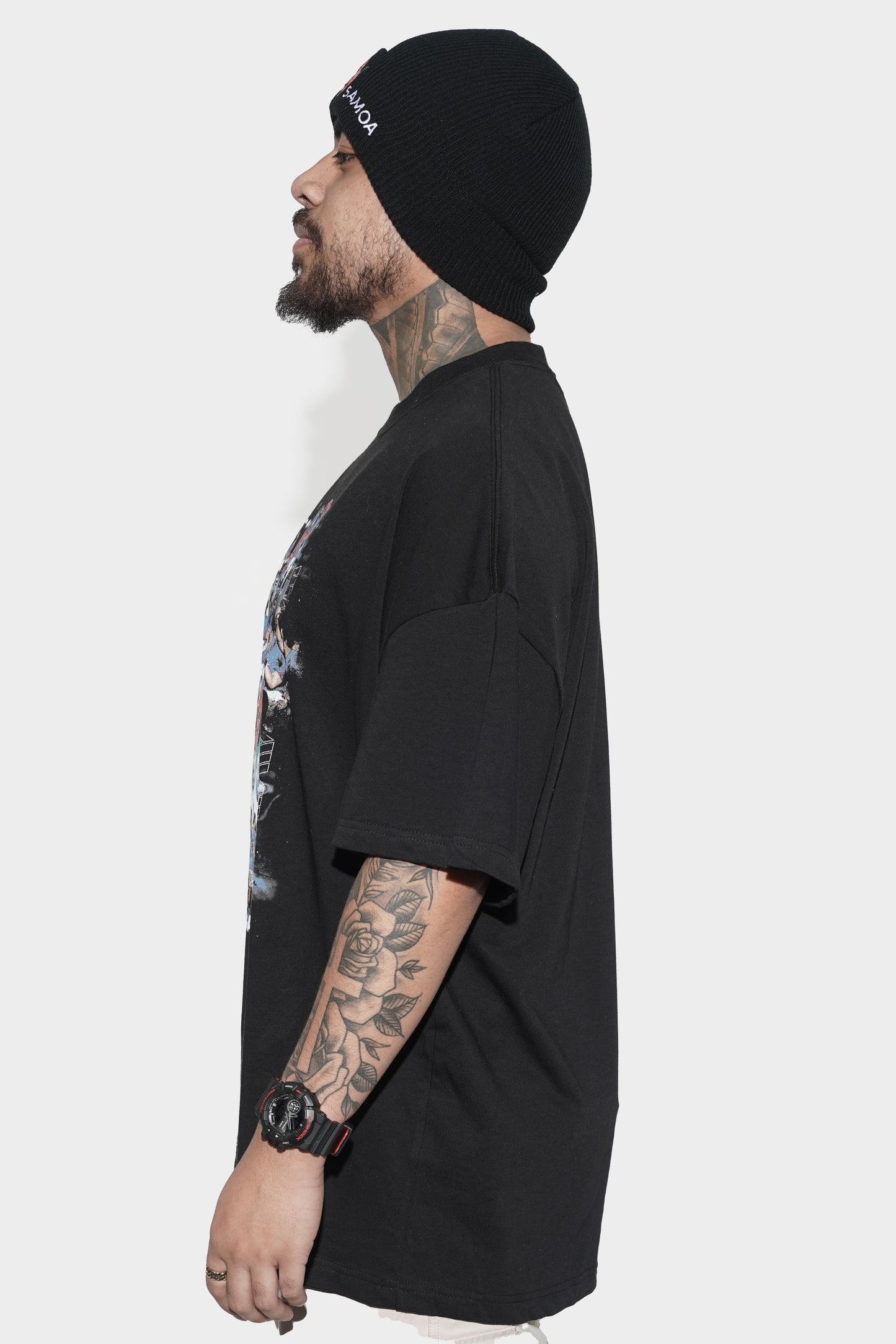 Manu Samoa Siva Tau Tee Black