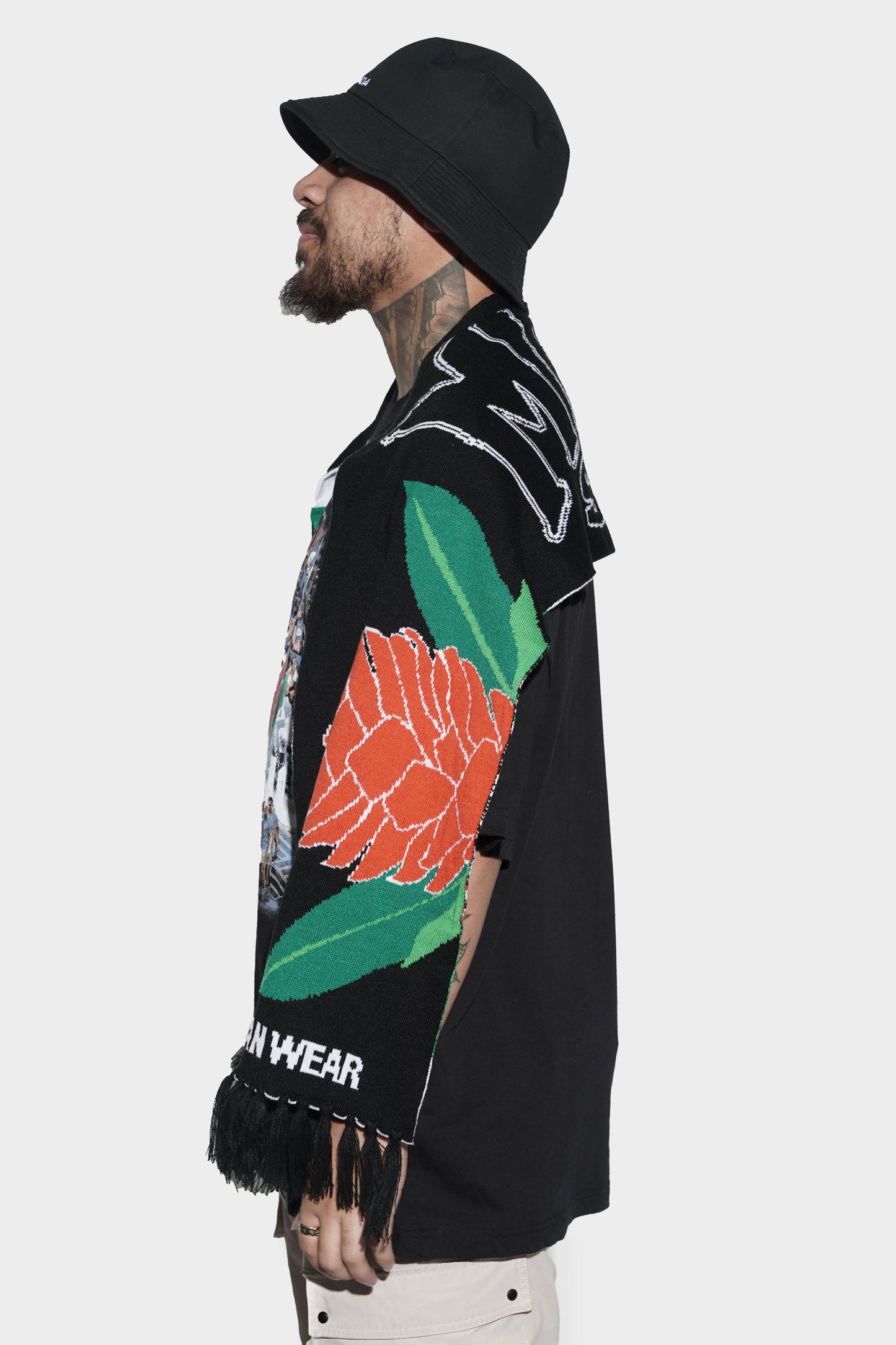 Manu Samoa Lifestyle Scarf Black