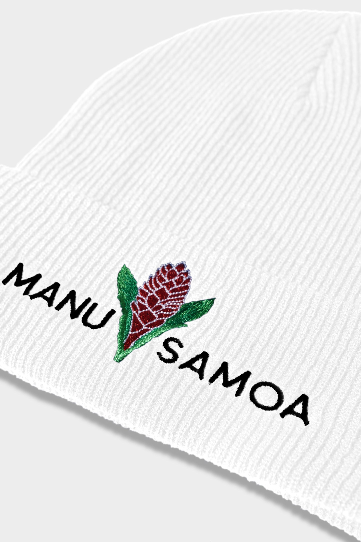 Manu Samoa Core Beanie White