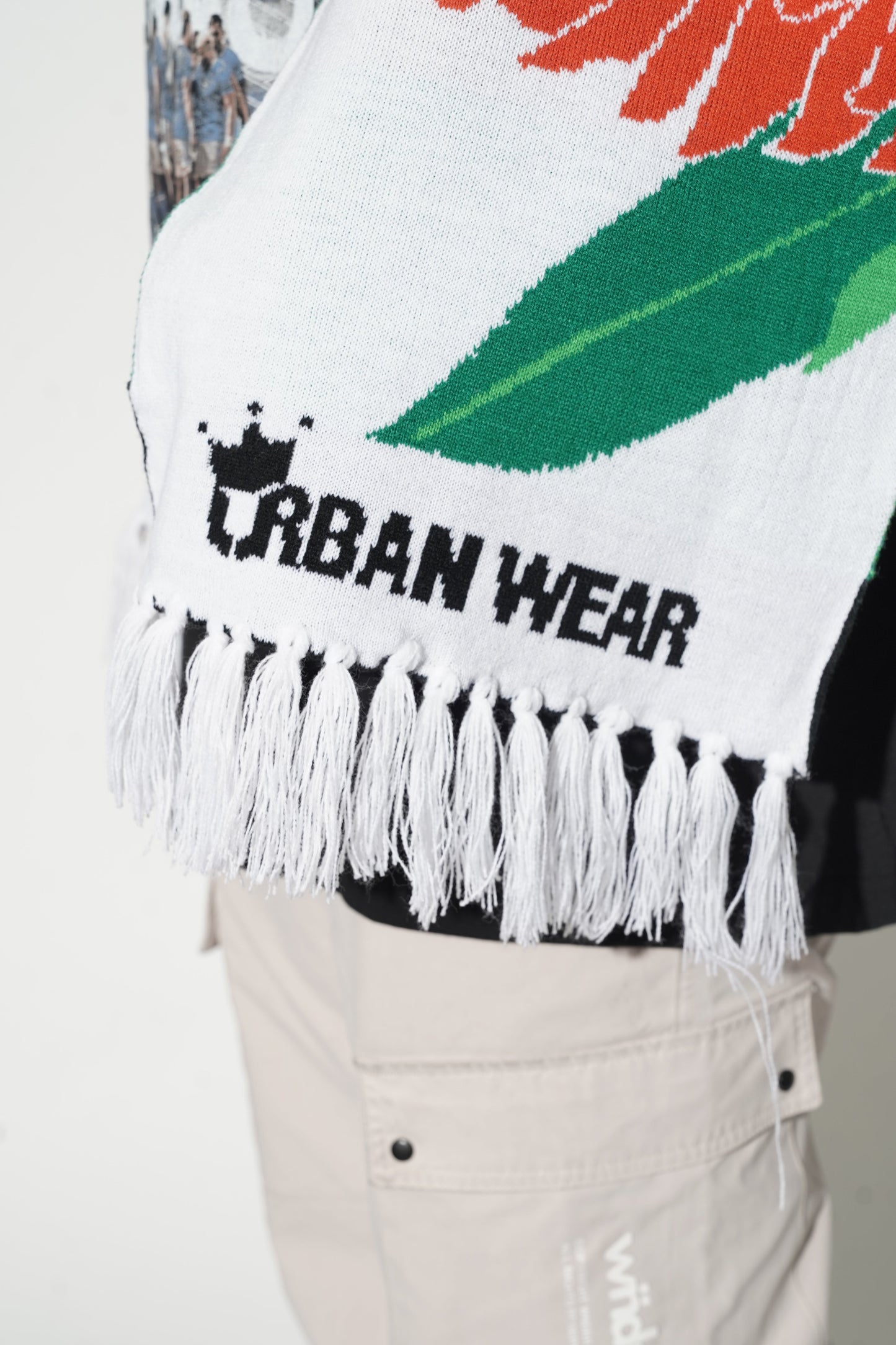 Manu Samoa Lifestyle Scarf White