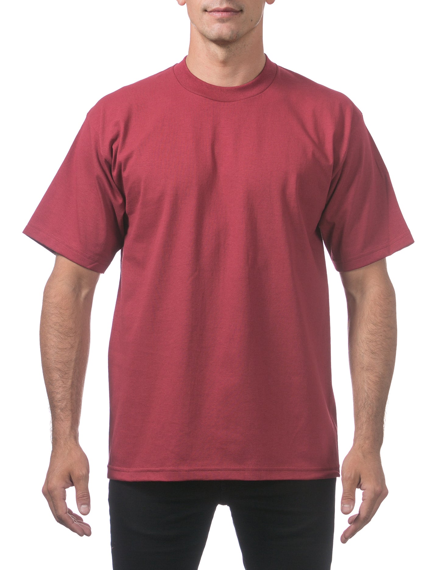 Pro Club Heavyweight Regular Tee Burgundy 12 Pack