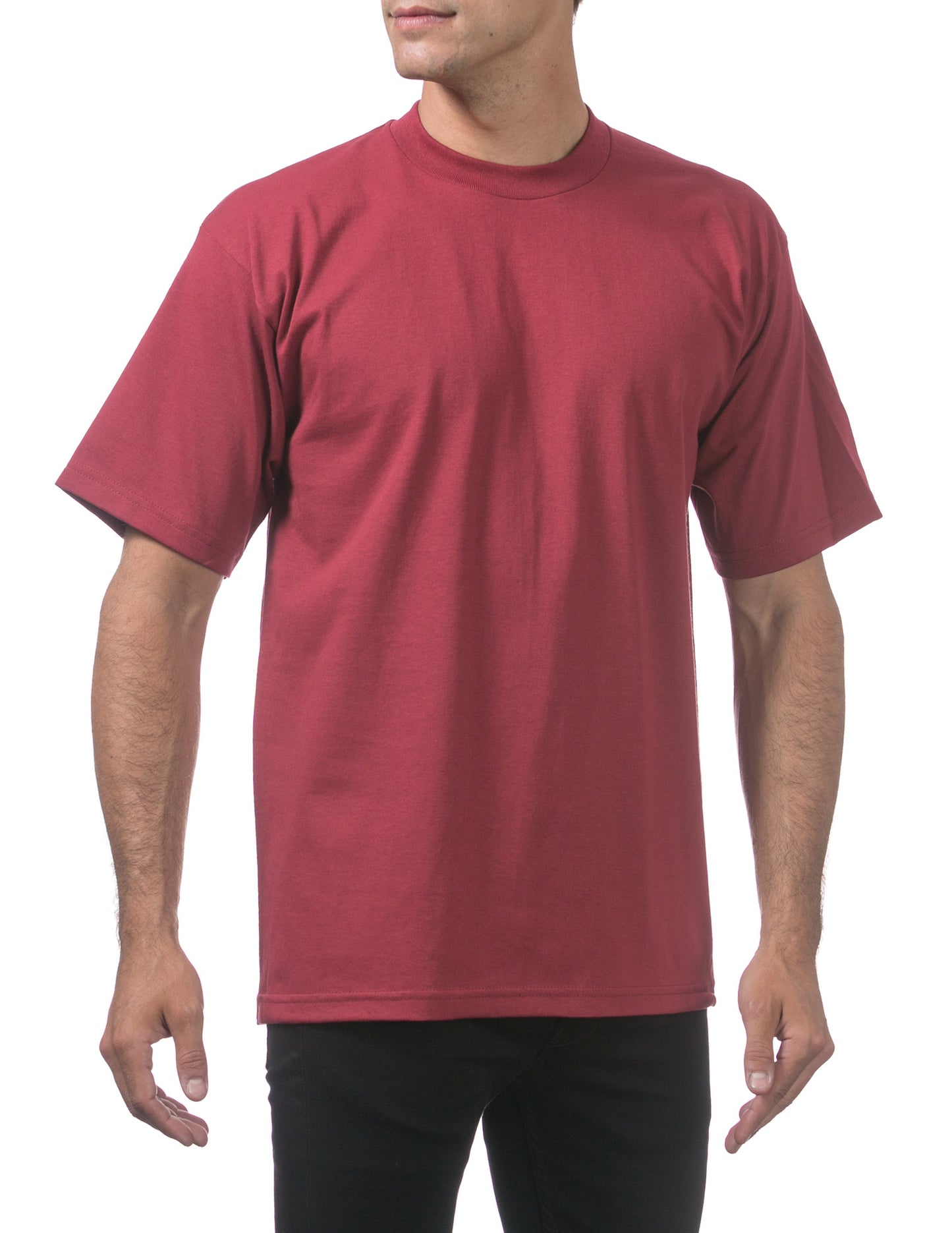 Pro Club Heavyweight Regular Tee Burgundy 12 Pack