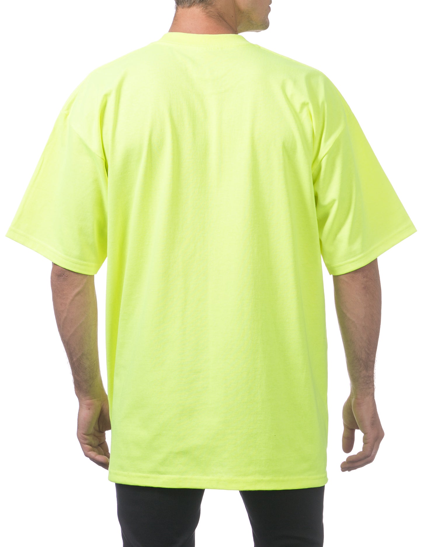 Pro Club Heavyweight Regular Tee Safety Green 12 Pack