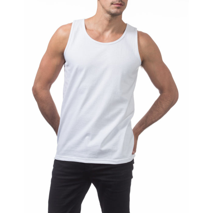 Pro Club Heavyweight Cotton Tank White 6 PACK