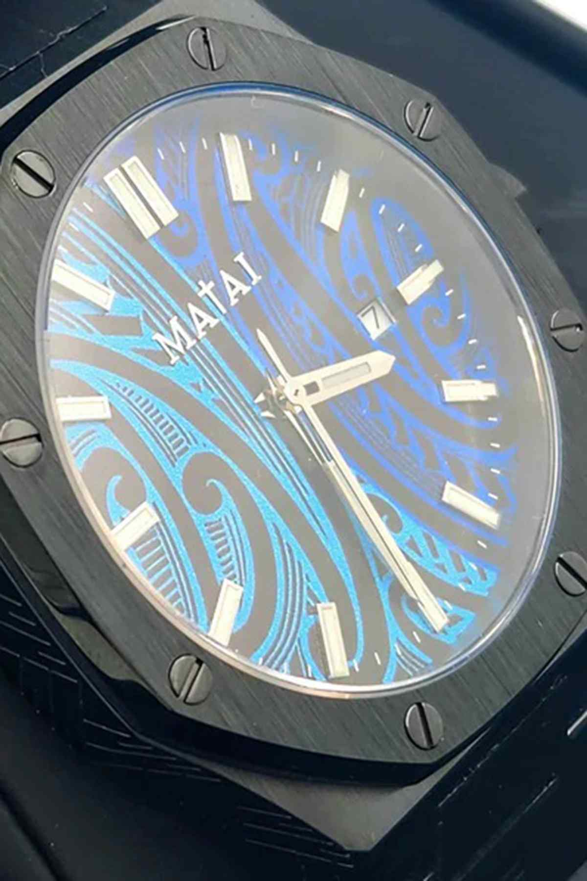 Matai - Iva Masina Collection Watch Black/Wairua Blue