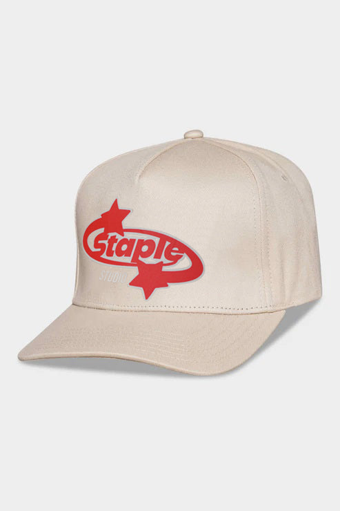 Staple Luminary Snapback Tan/Red