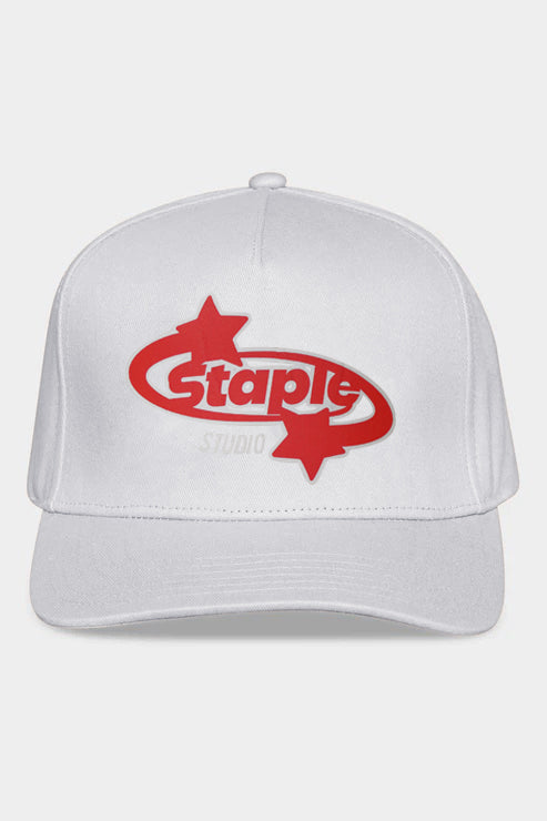 Staple Luminary Snapback White/Red