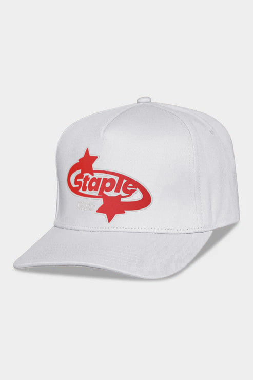 Staple Luminary Snapback White/Red