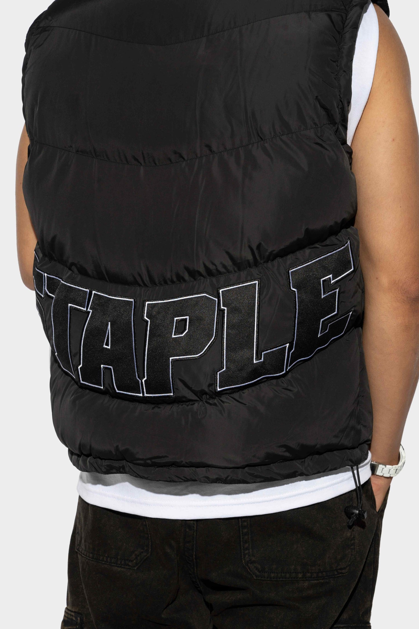 Staple Elite Puffer Vest Black
