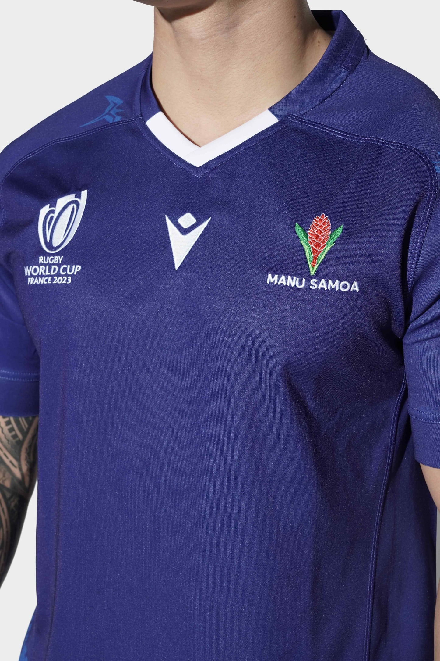 Manu Samoa RWC Replica Jersey Home Blue