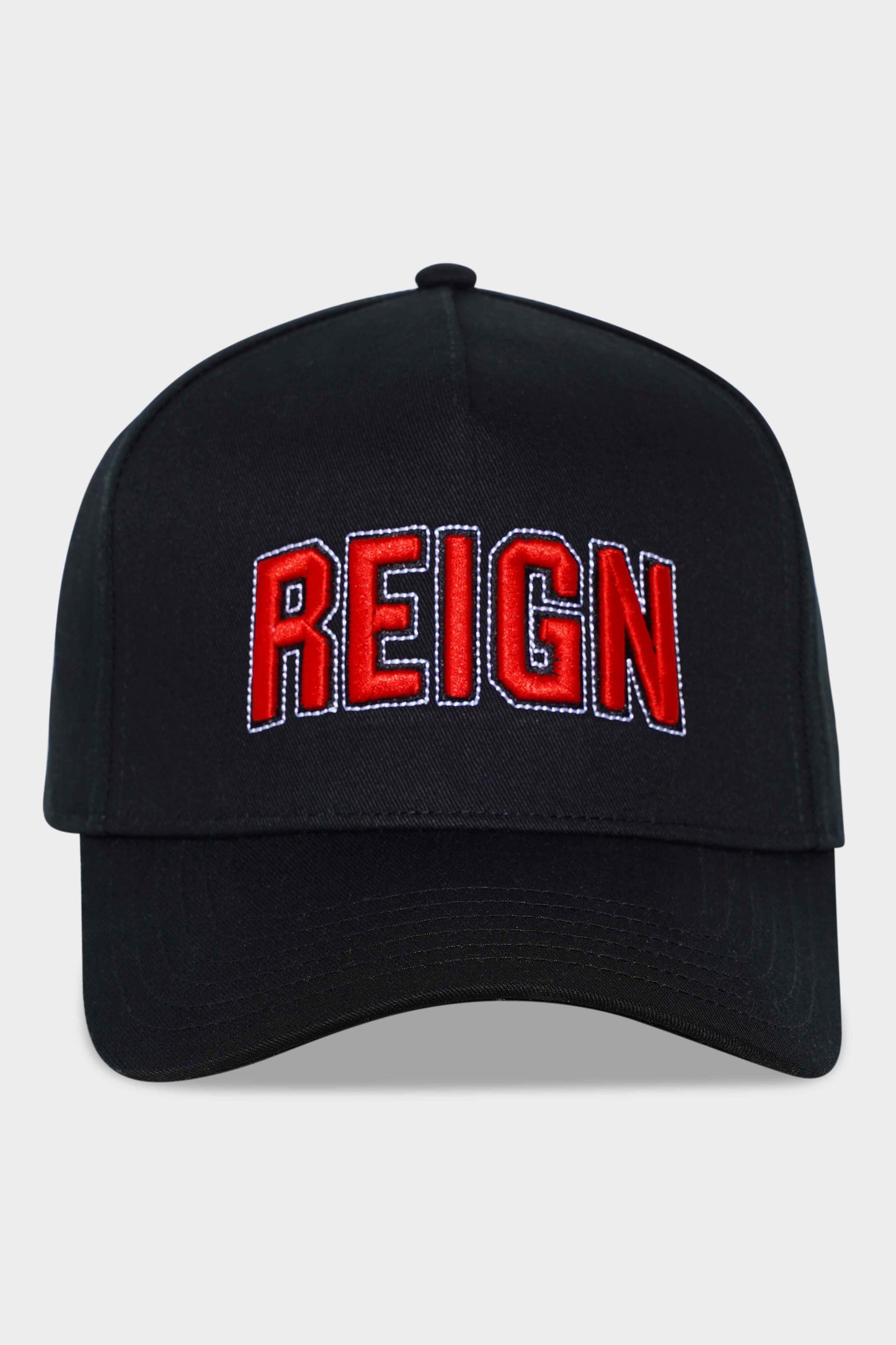 Reign Empire Block Snapback Black/Red