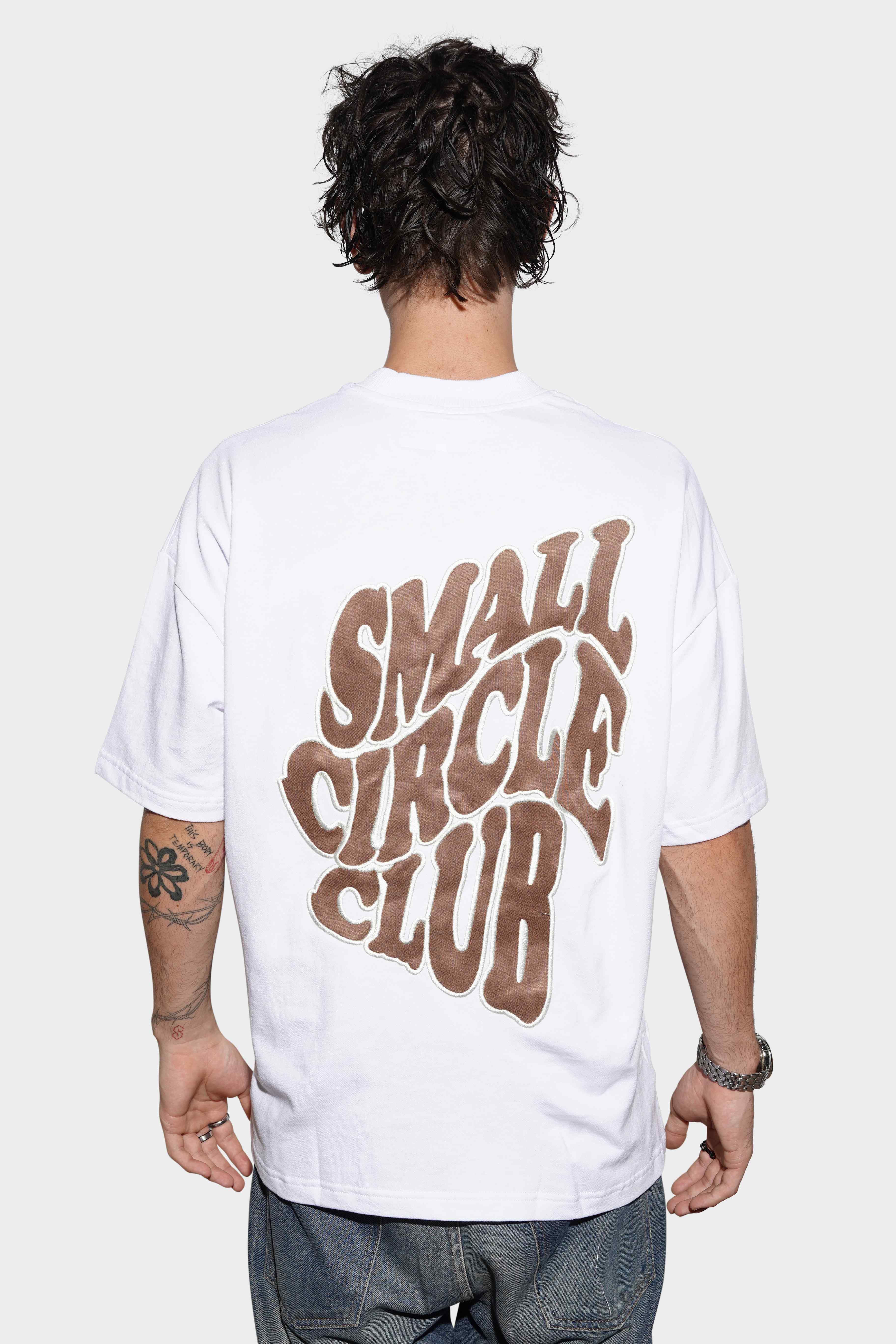 Sixth Avenue Small Circle Club V.2 Tee White/Tan