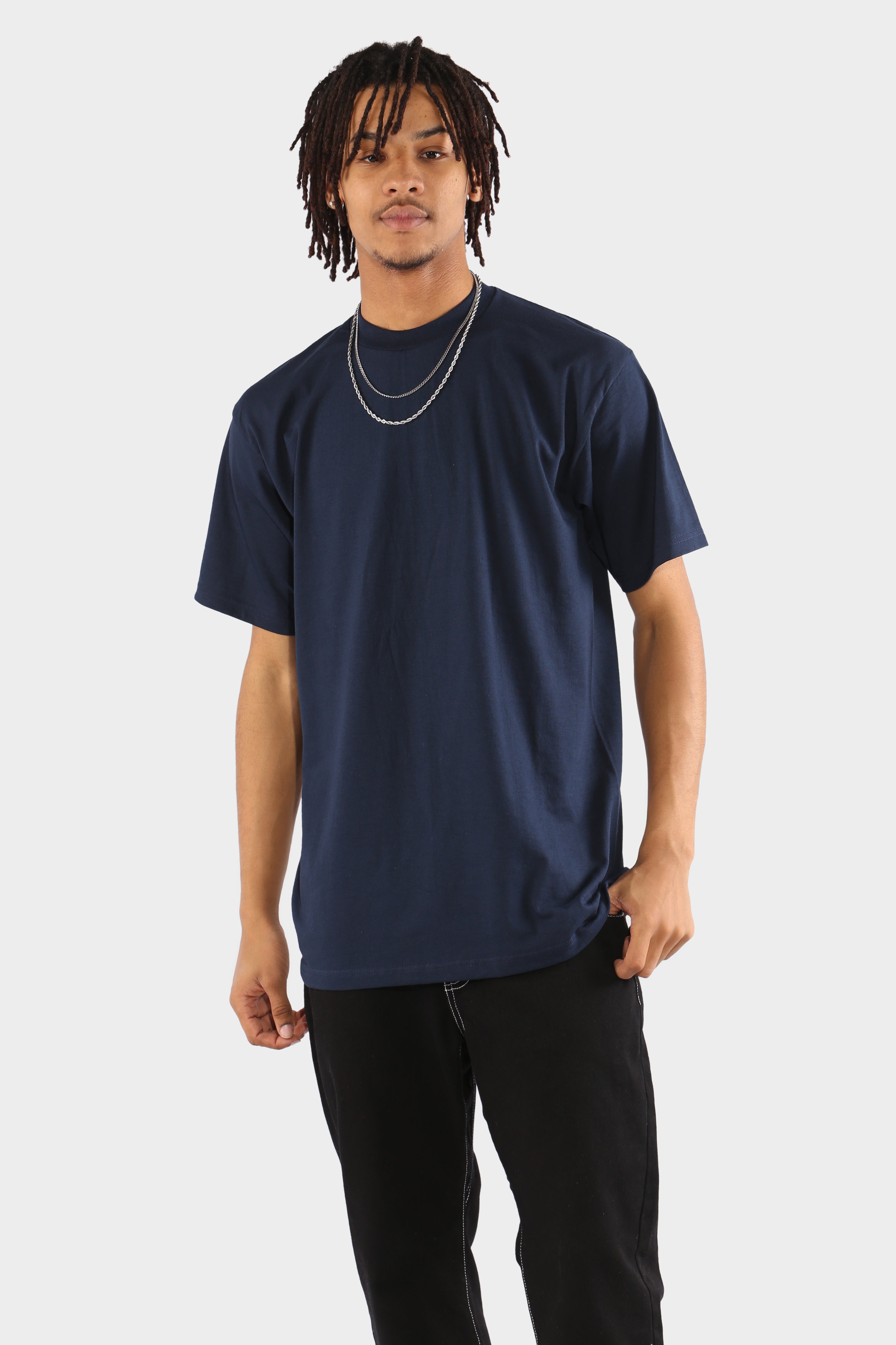 Pro Club Heavyweight Tall Tee Navy (3986586206311)