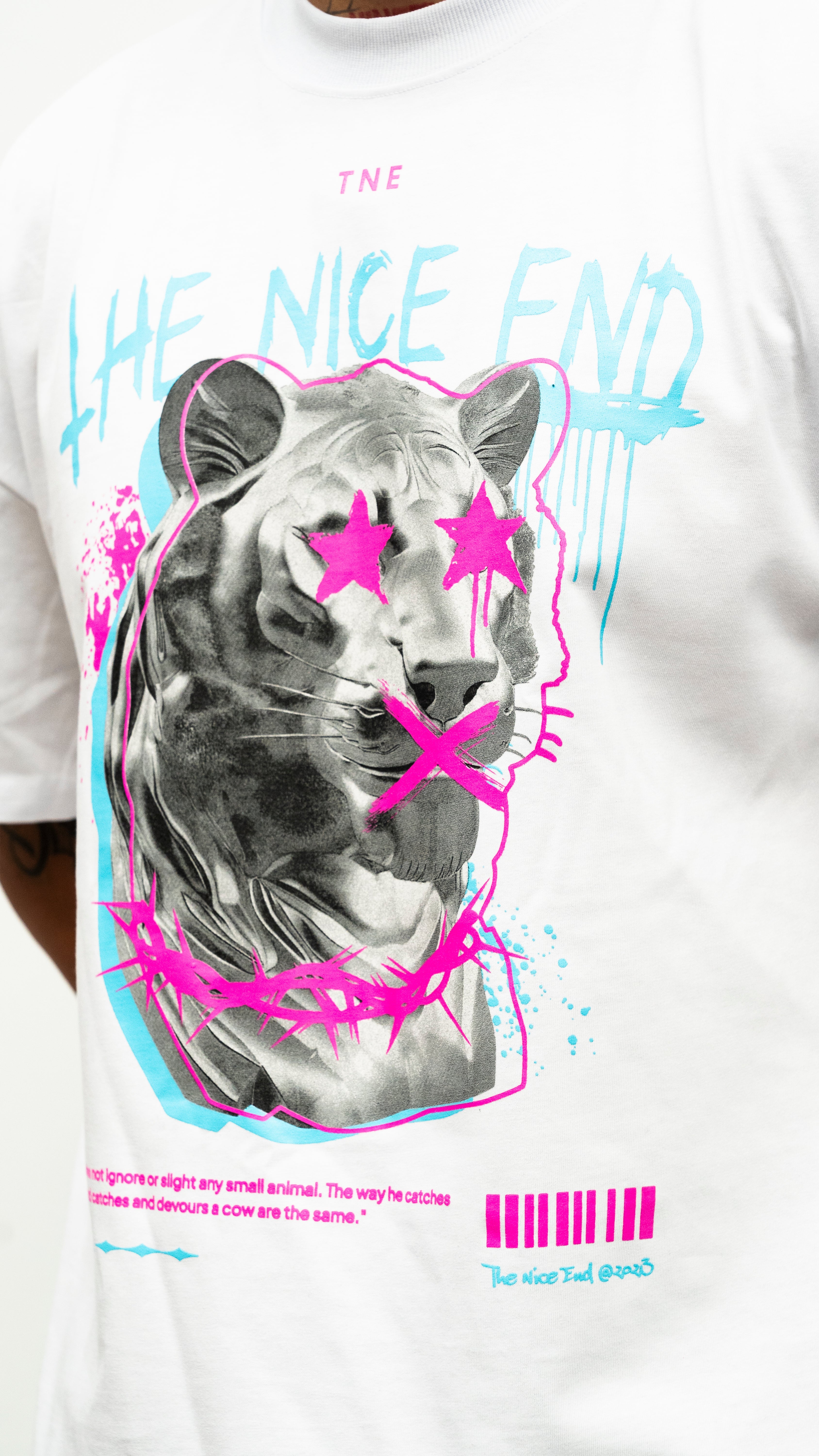 The Nice End Placid Tee White