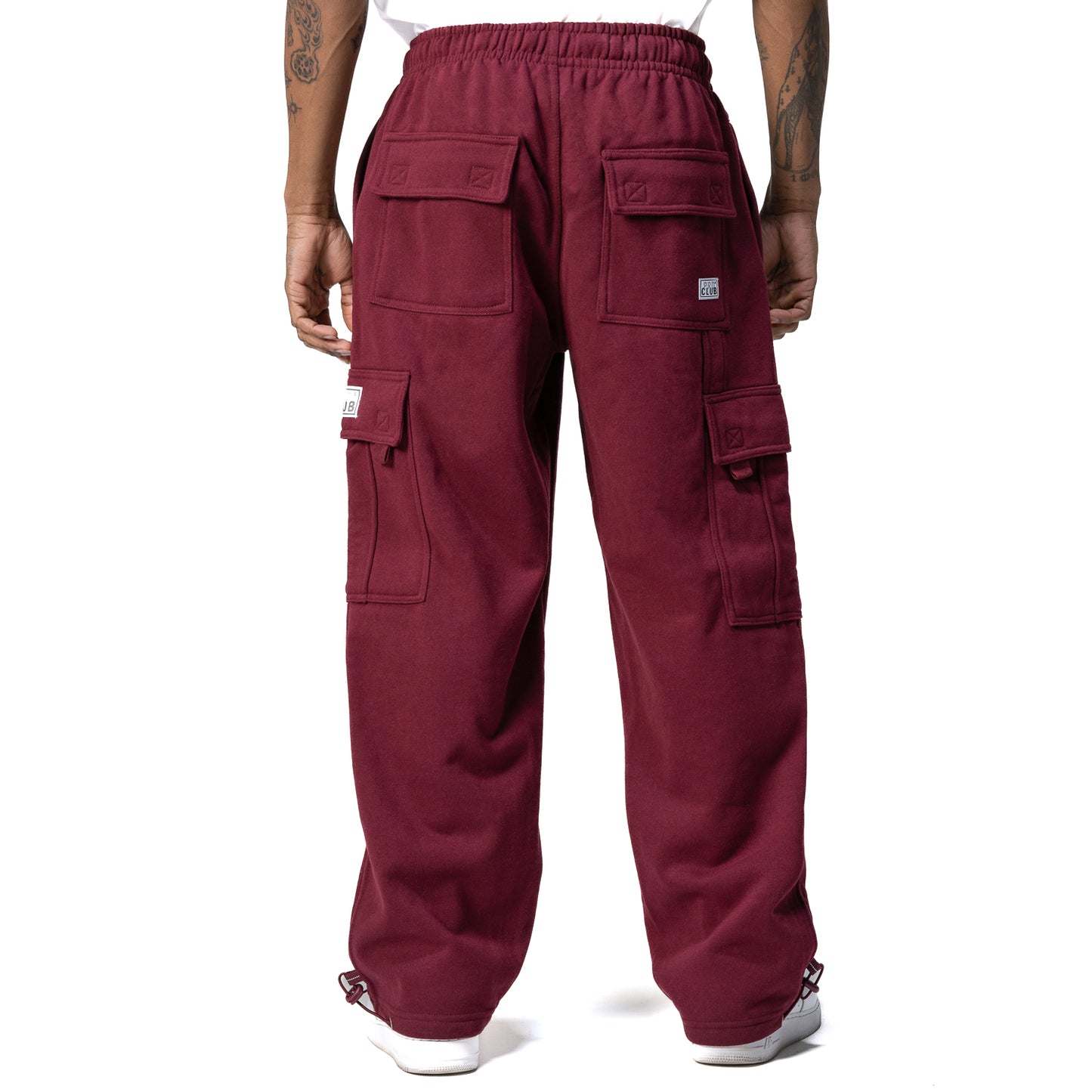 Pro Club Heavyweight Fleece Cargo Pants Maroon